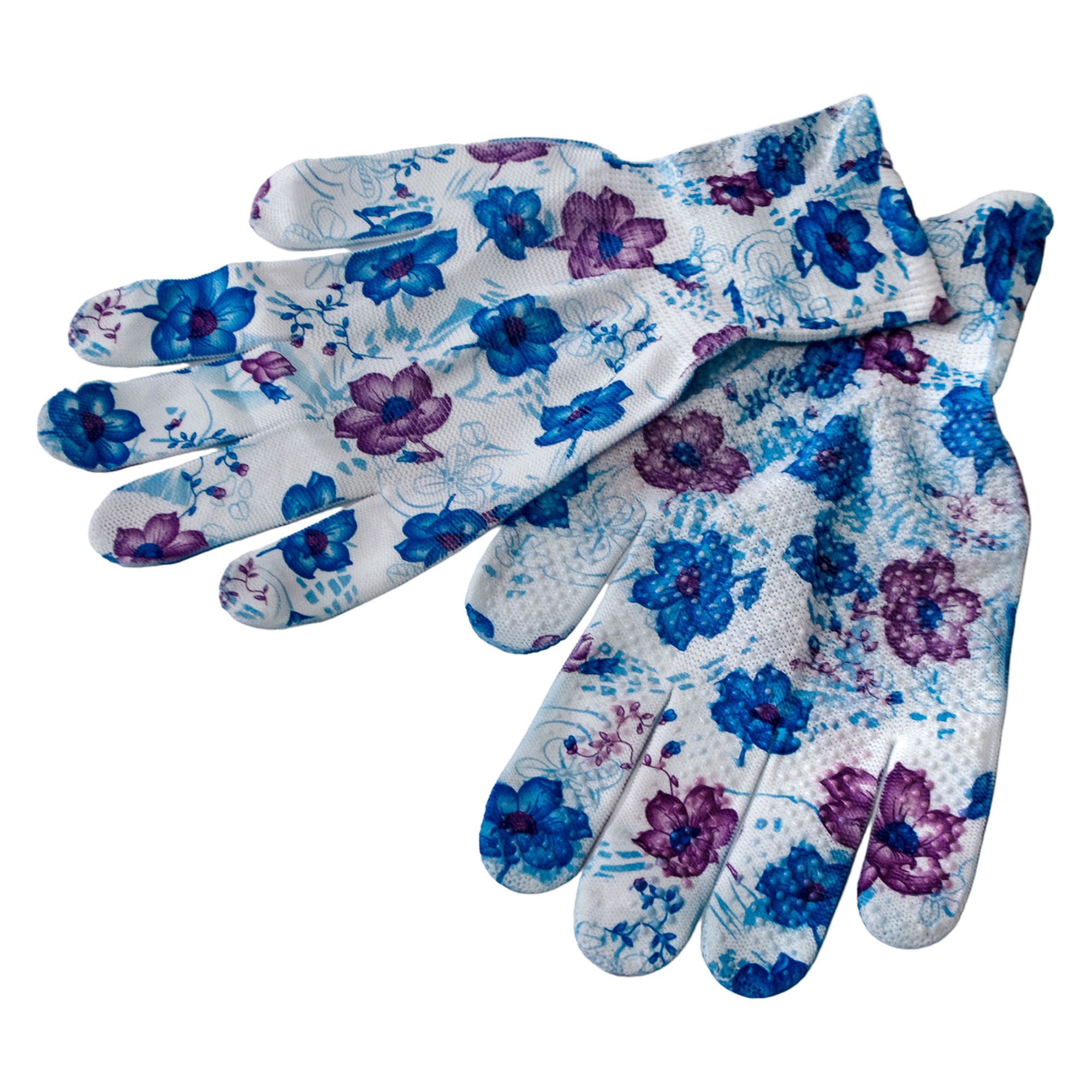 Перчатки нейлоновые Микроточка Садовые