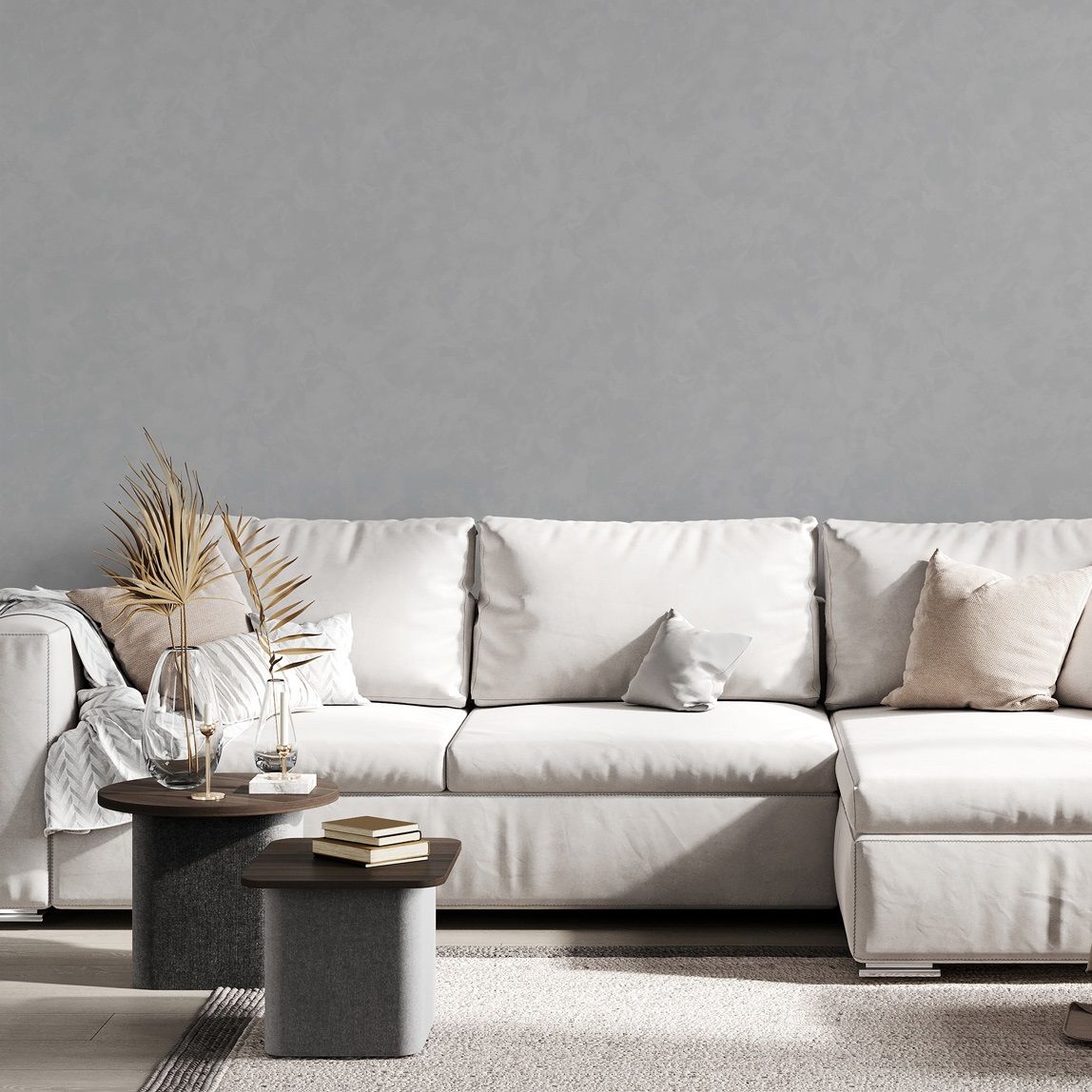 Обои AnturAGe Iskra AN9053-14 серые штукатурка 1,06х10,05 м