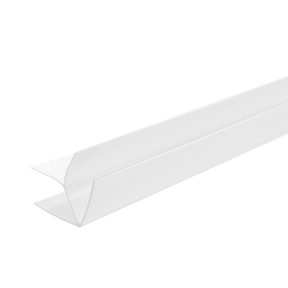 Угол ПВХ наружный белый 3000 мм