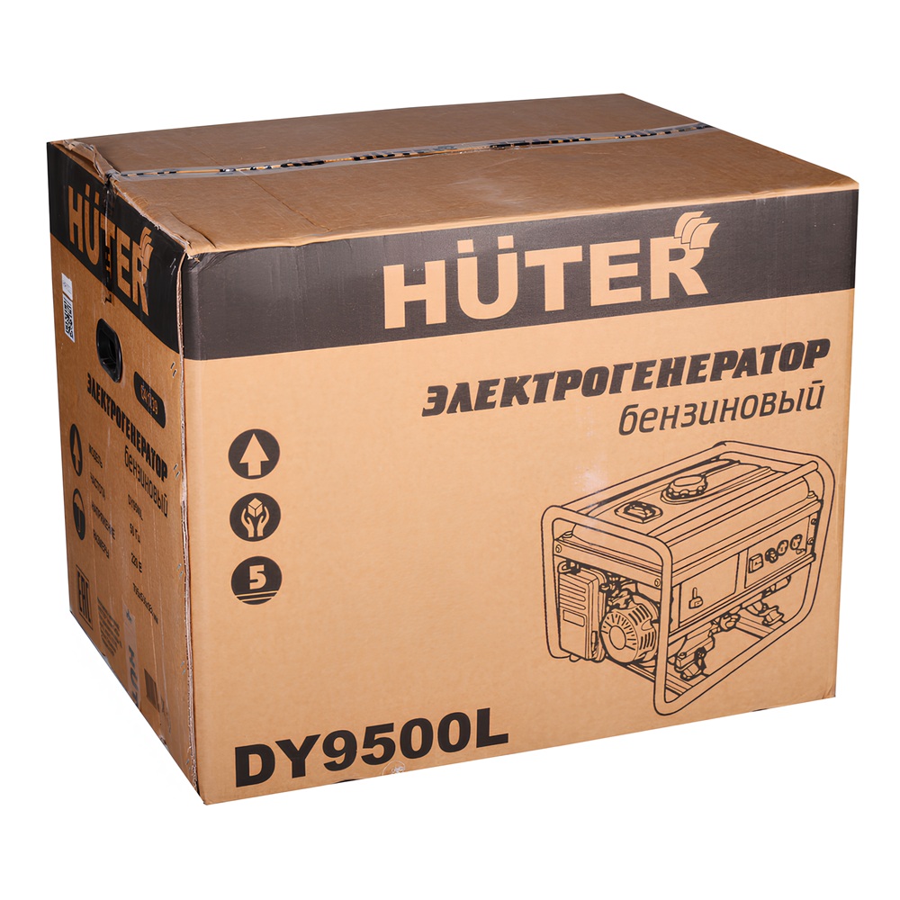 Генератор бензиновый Huter DY9500L 7,5кВт