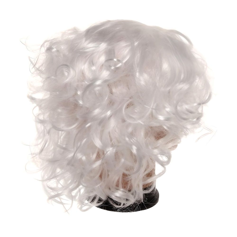 Парик карнавальный Мерлин белый