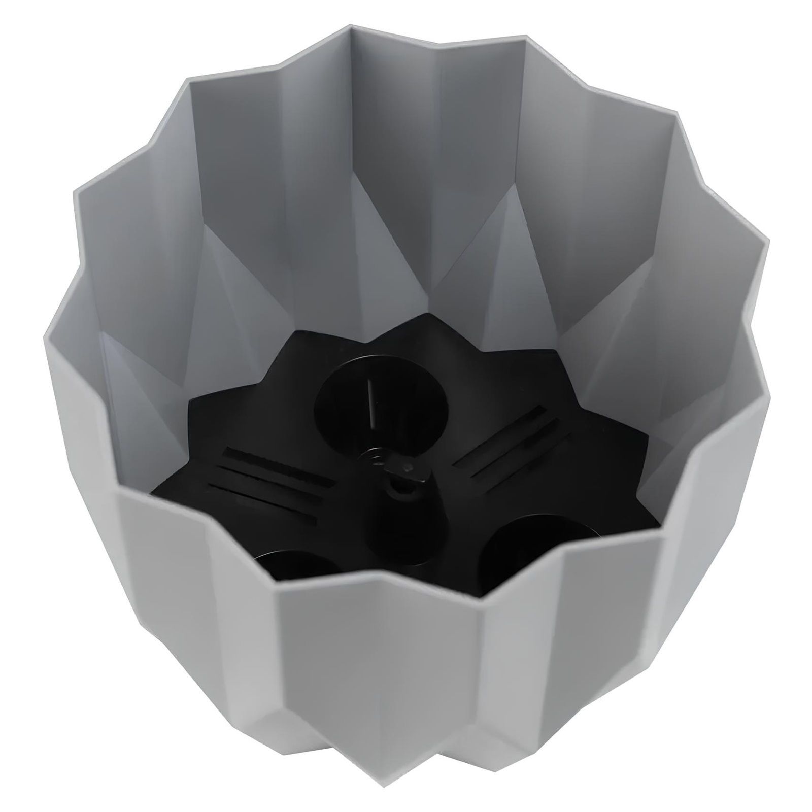 Кашпо Геометрия серый жемчуг 5,8 л