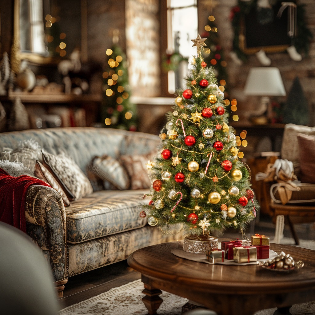 Елка искусственная Волшебница 90 см леска 45 веток