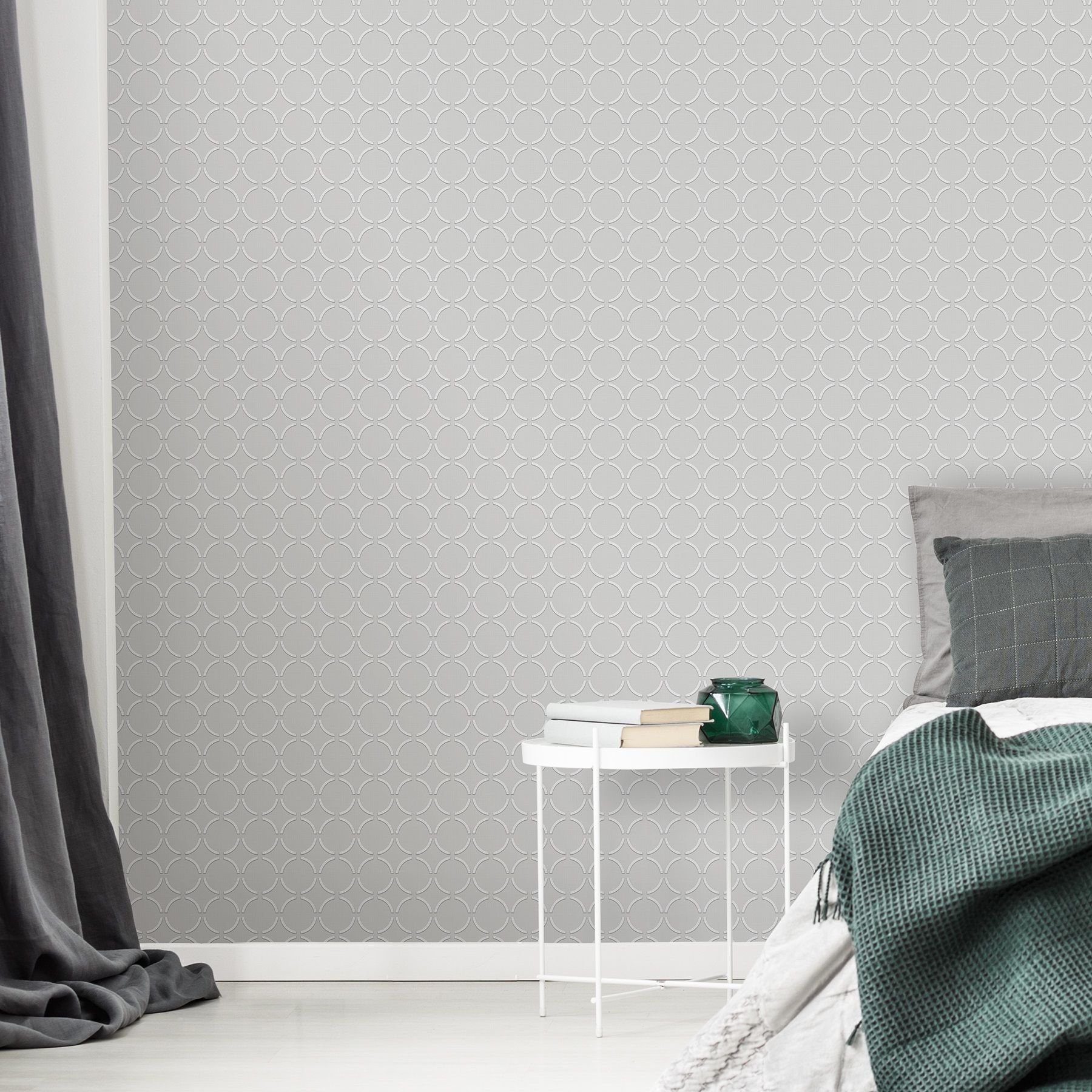 Обои Victoria Stenova Connect 585265 серые геометрия 1,06х10 м