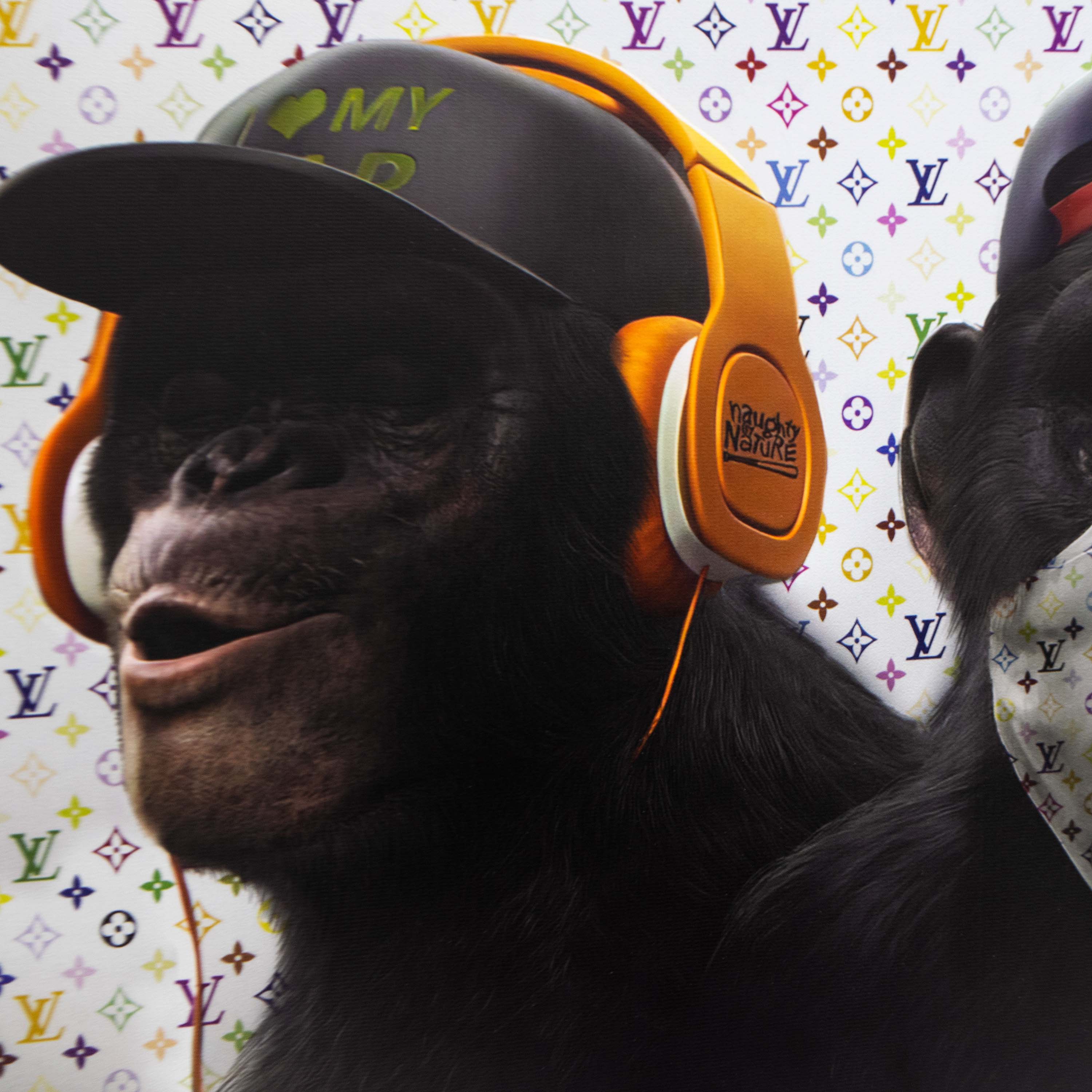 Холст H-1253L (60x100) Три обезьяны Louis Vuitton