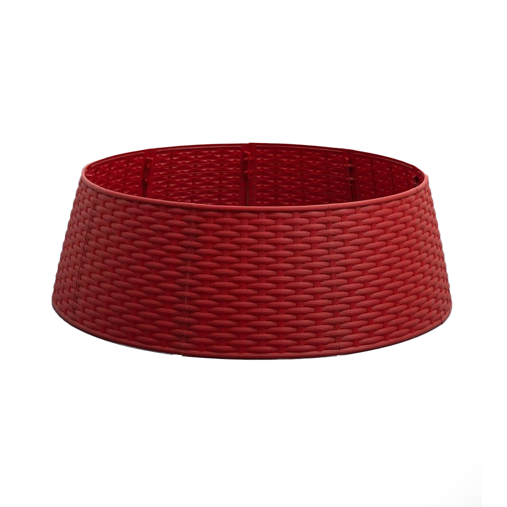 Юбка для основания елки Моя Елочка d72 см d61 см h23 см красный 2424-5336