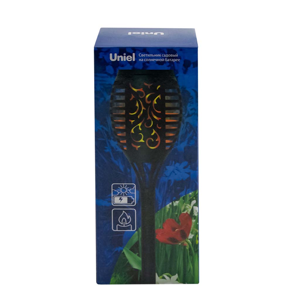 Садовый светильник на солнечной батарее Факел маленький. Свечение эффект пламени. 1АА Ni-Mh аккумулятор в/к. IP44.USL-S-183/PM490 SMALL TORCH