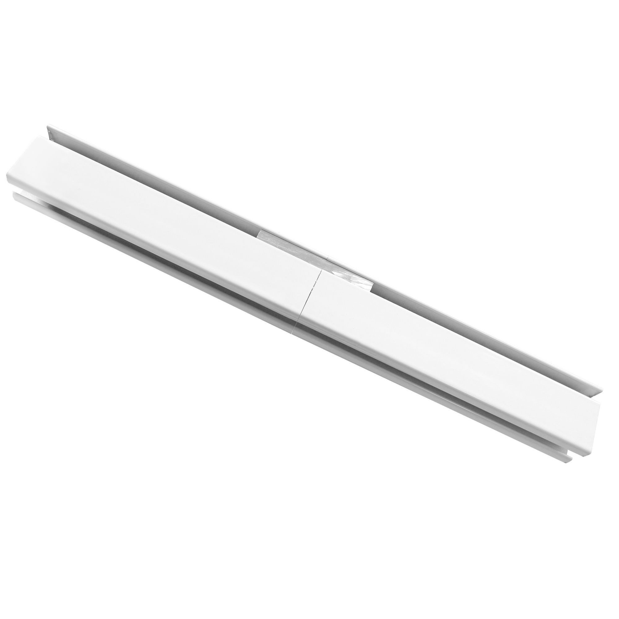 Карниз однорядный алюминиевый усиленный 3 м Katal 3 белый