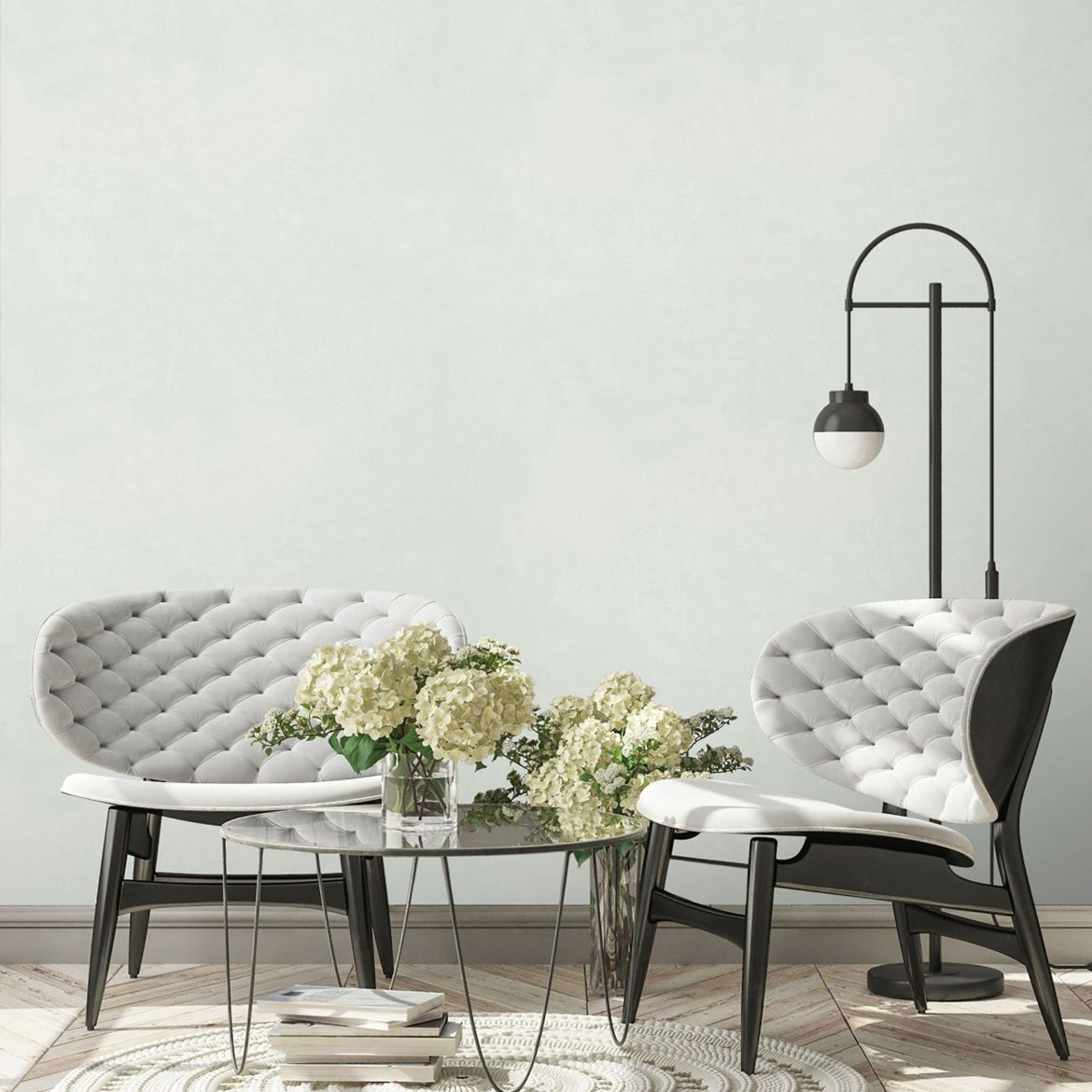 Обои 7250-11 Euro Decor 1,06х10 м Claude фон серый