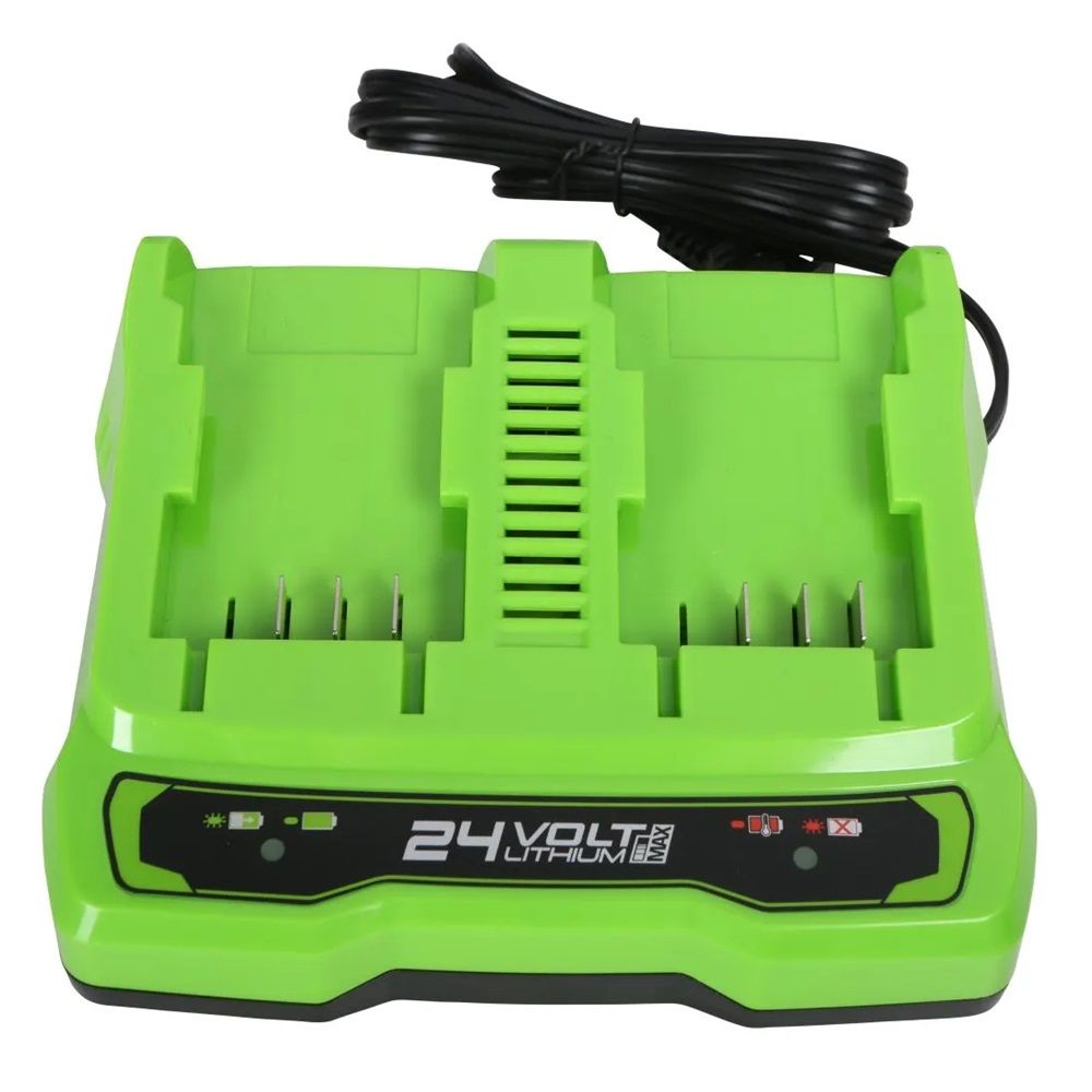 Зарядное устройство для 2-х аккумуляторов Greenworks G24X2UC2 24В