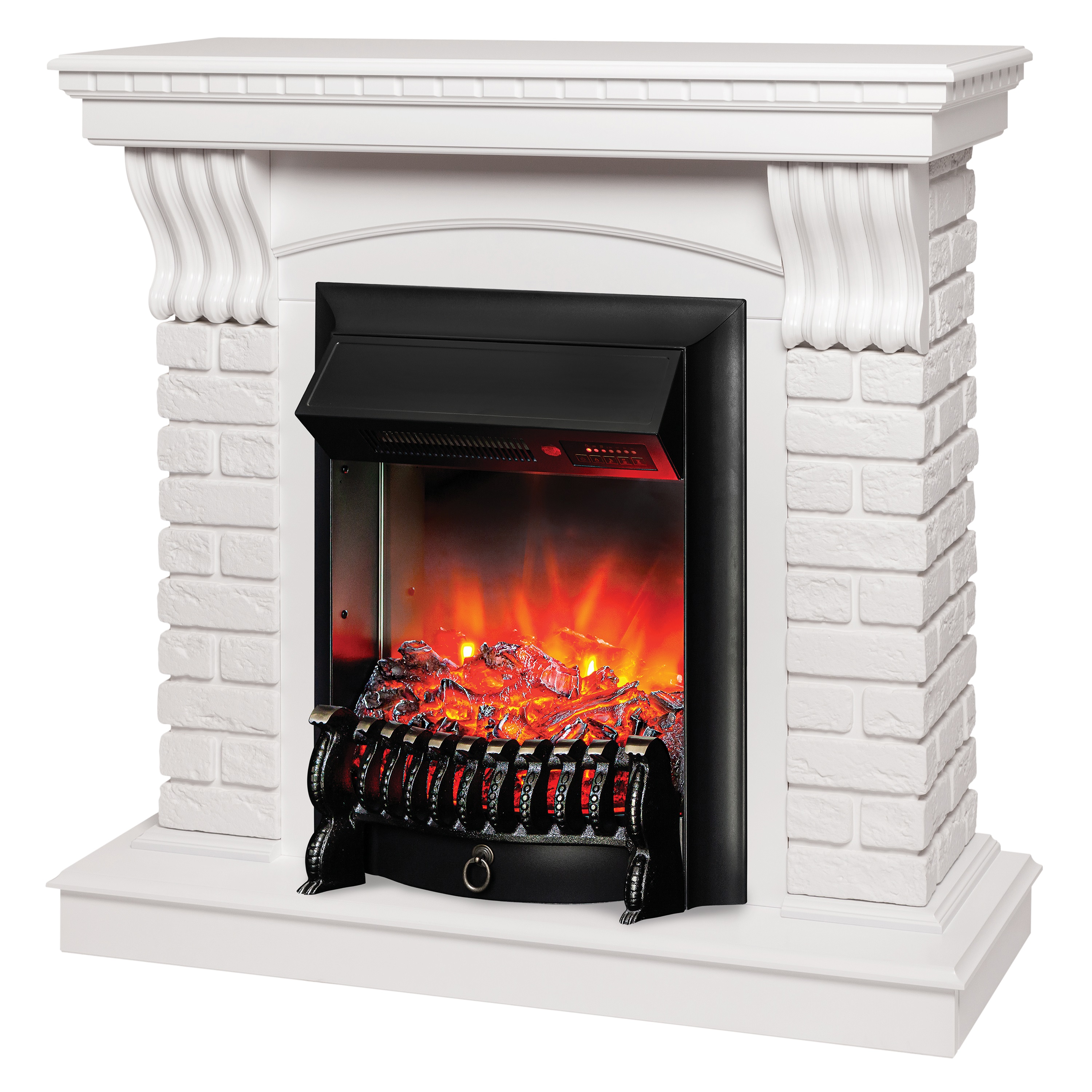 Каминокомплект RealFlame Jazz STD/EUG WT+Fobos LUX BL 900х970х380 мм