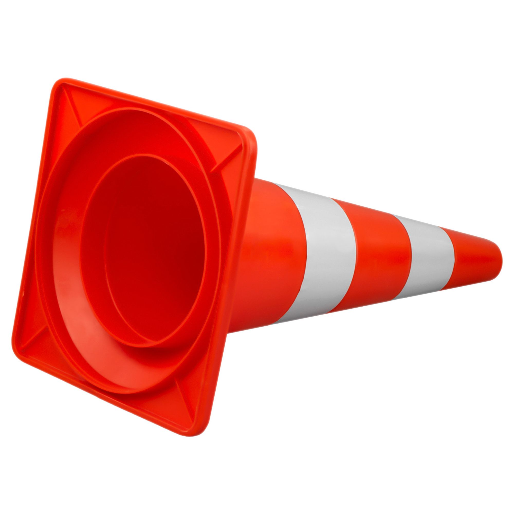 Конус дорожный мягкий 520мм, 2 светоотражающие полосы AKON003