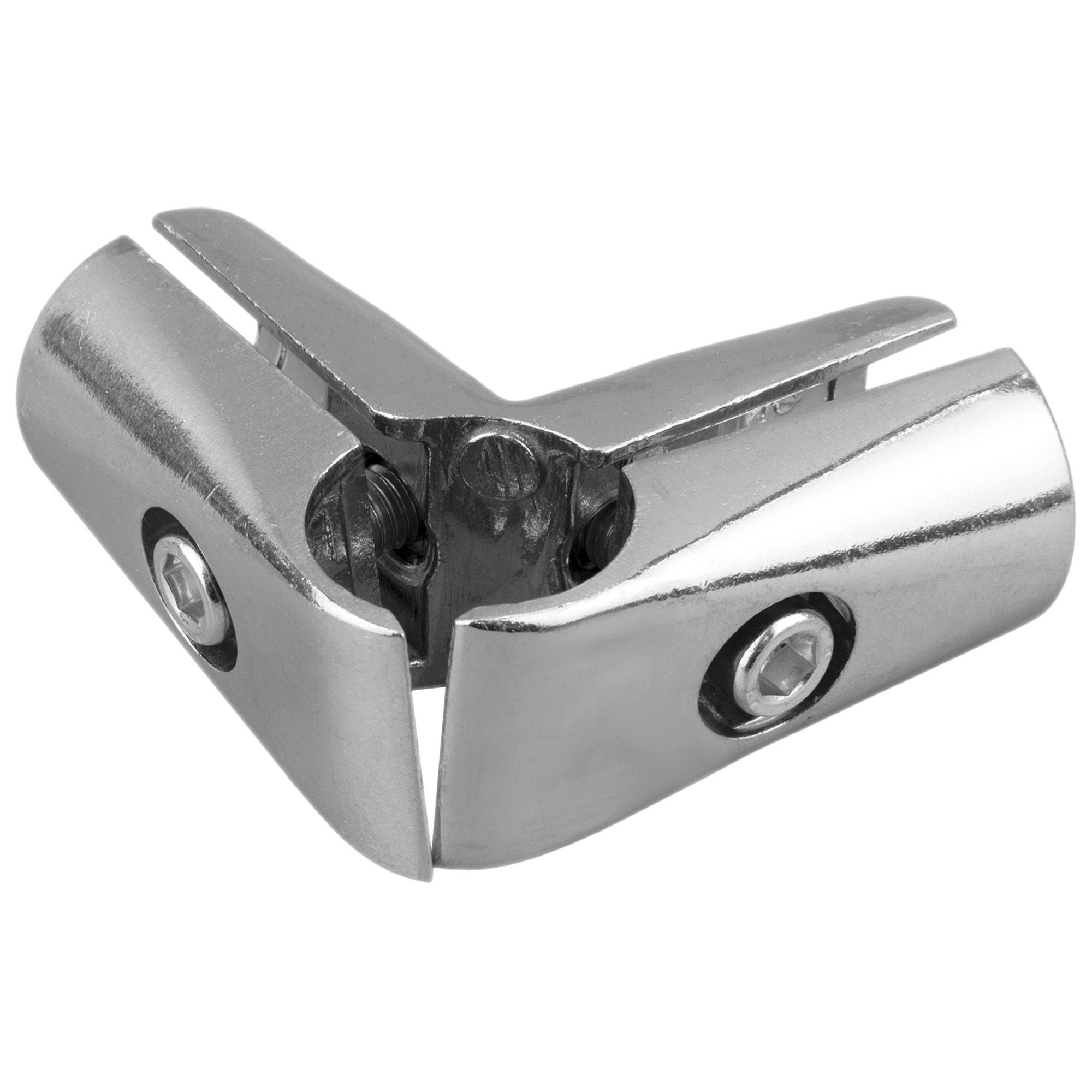 Соединитель для трех труб угловой нерегулируемый GT4 CHROME