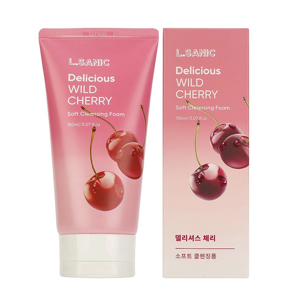 Пенка для умывания L.Sanic Очищающая с дикой вишни 150 мл