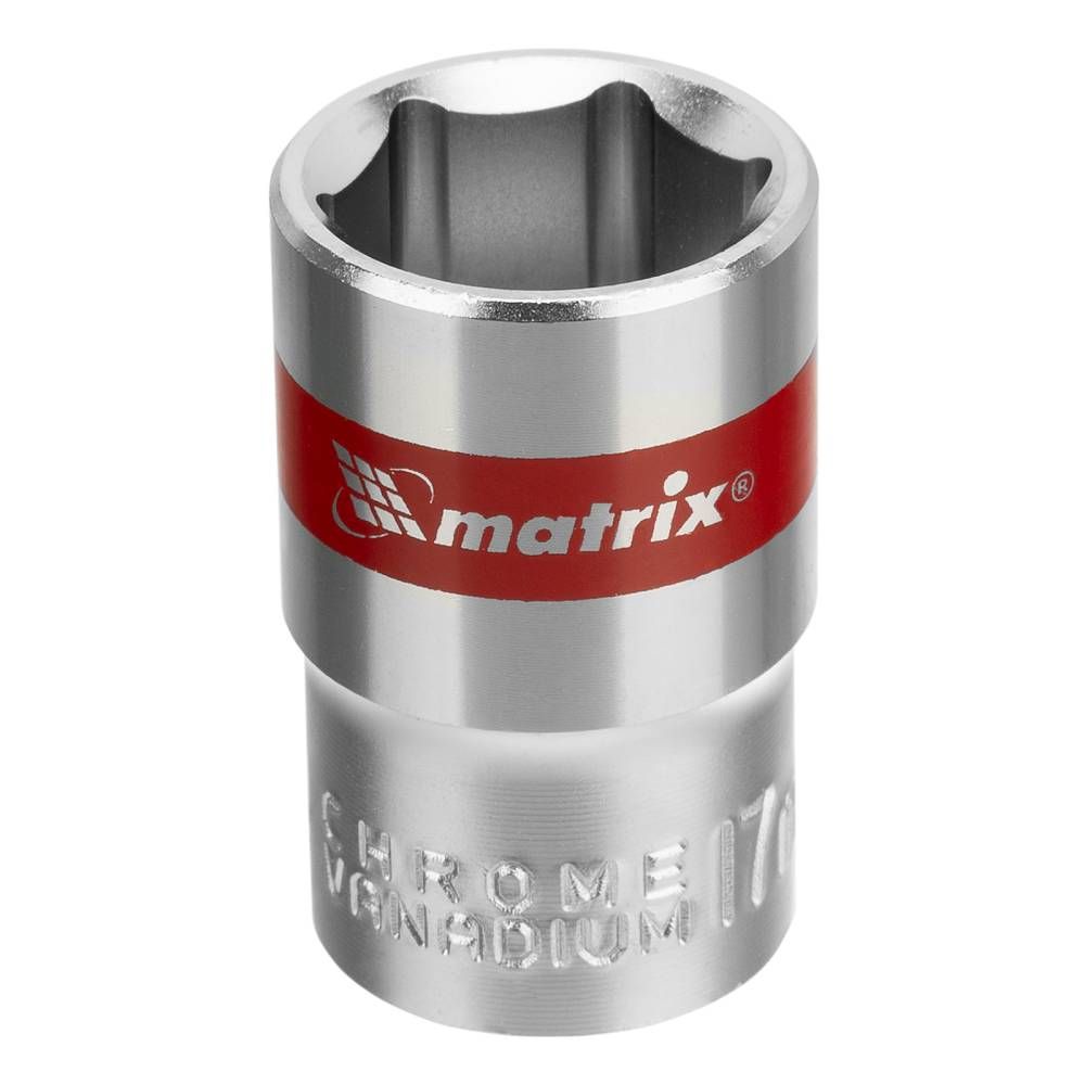 Головка торцевая шестигранная 17 мм 1/2" Matrix Master