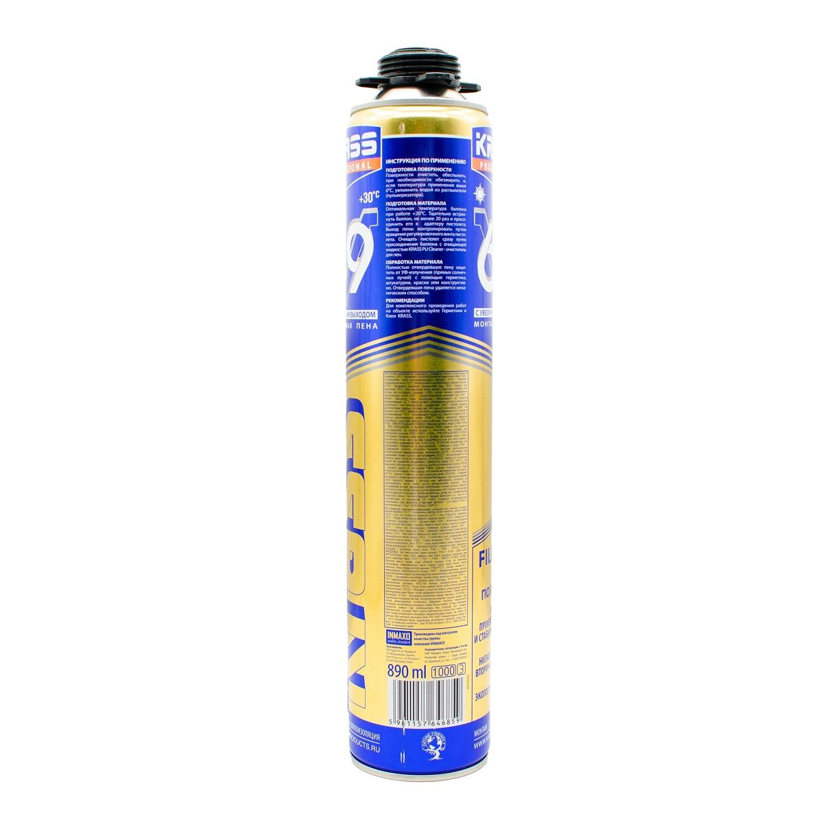 Пена монтажная профессиональная Лето KRASS Professional V69 0.89л