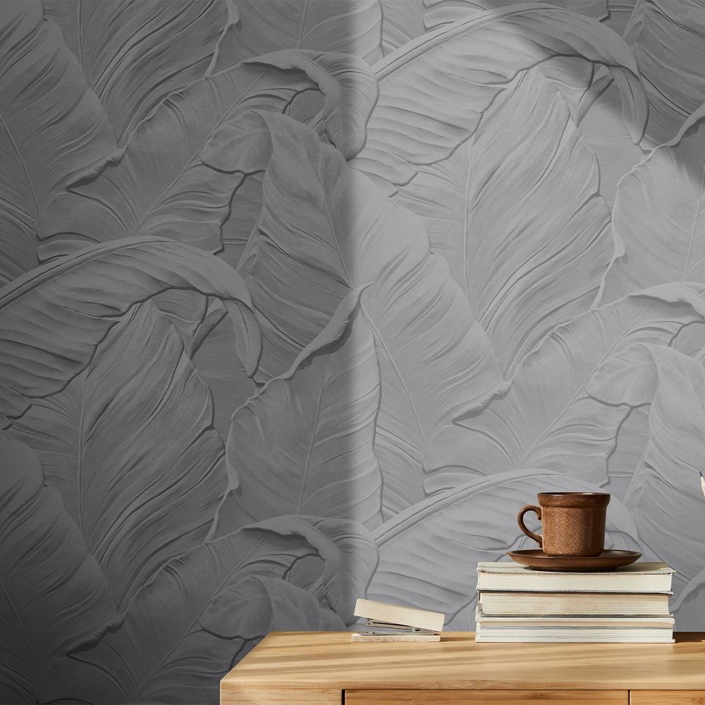 Обои 98737 Ostima 1,06х10 м Male серый