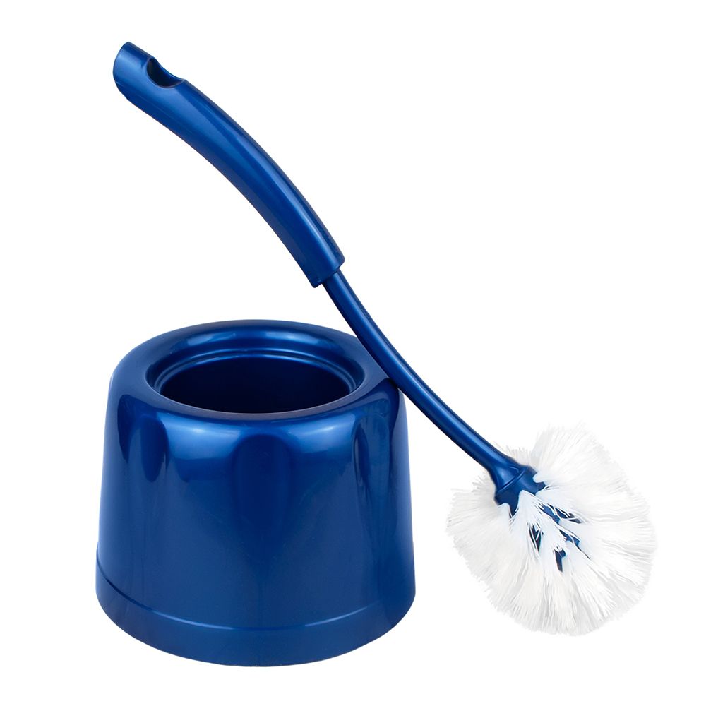 Ершик для унитаза напольный Миди Классика индиго