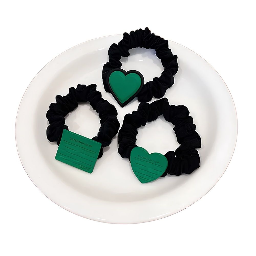 Резинка для волос Каскада Сердце микс d5,5 см