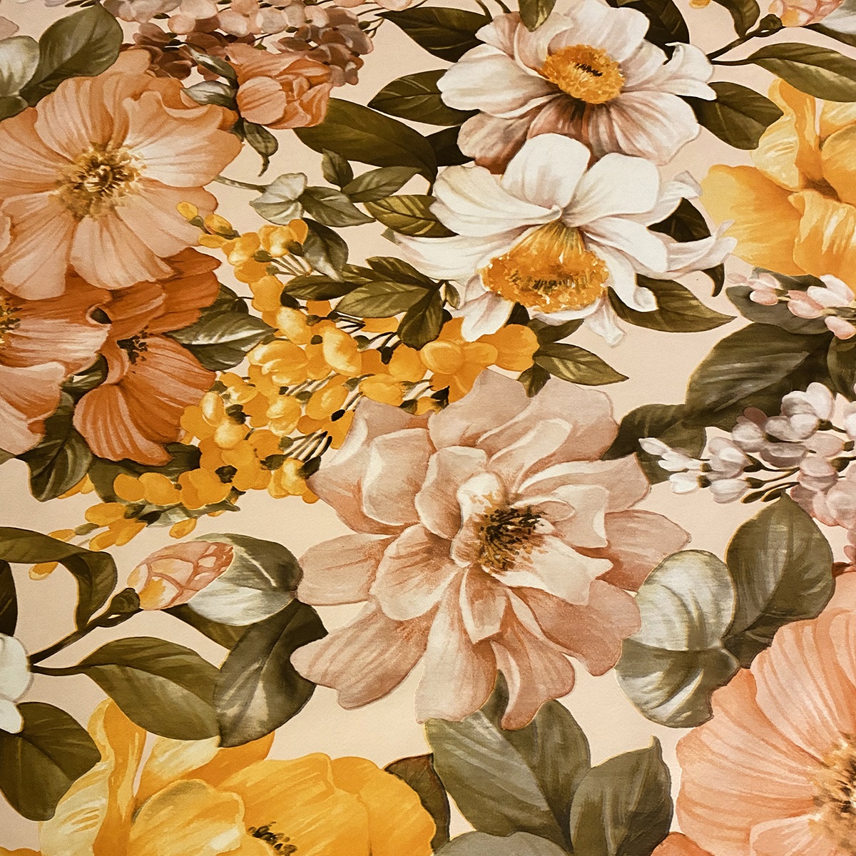 Клеенка ПВХ на нетканой основе Florista 1629-03 1,4 м