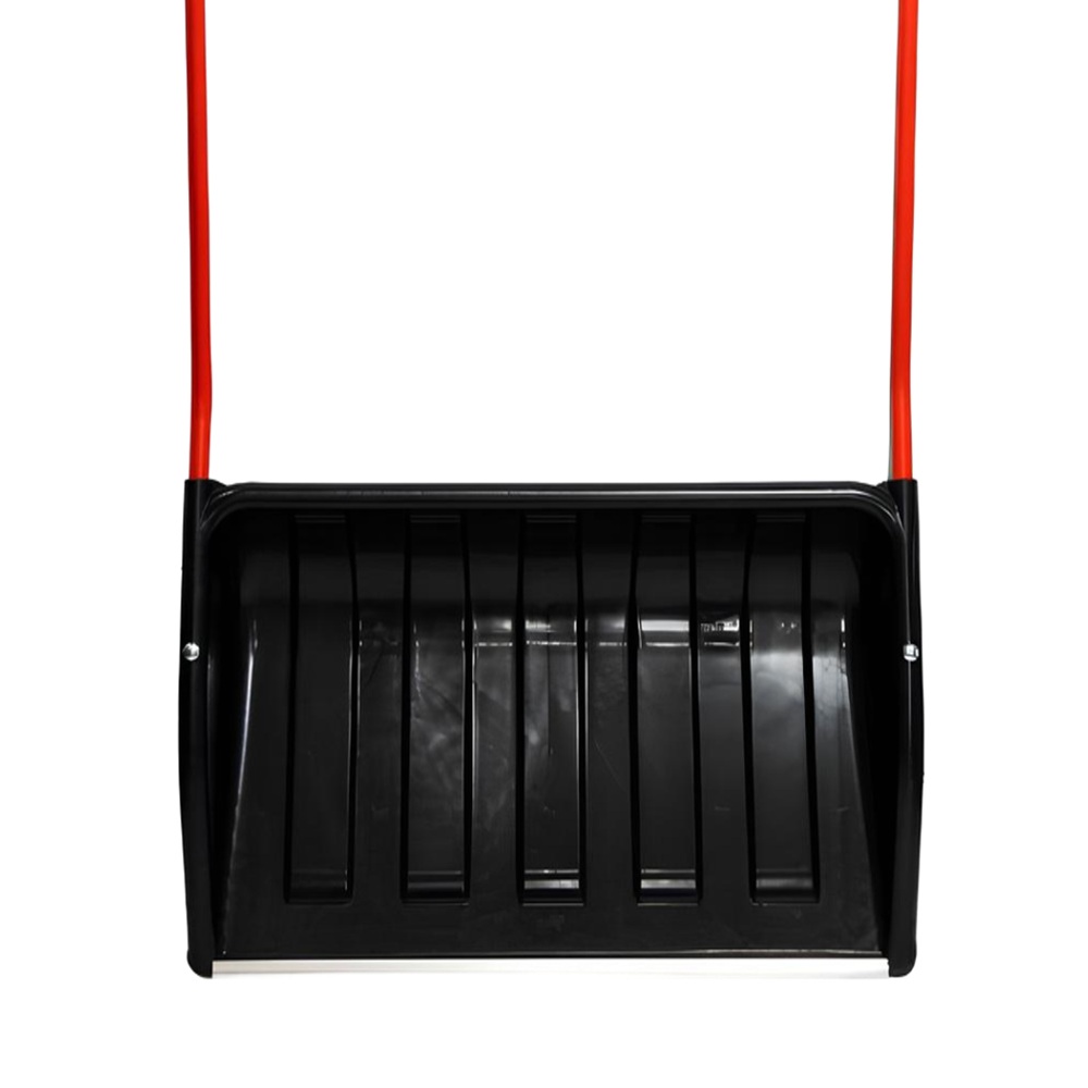 Скрепер для снега полипропиленовый 690х470х1450 мм стальной черенок Carbolux Зимарь