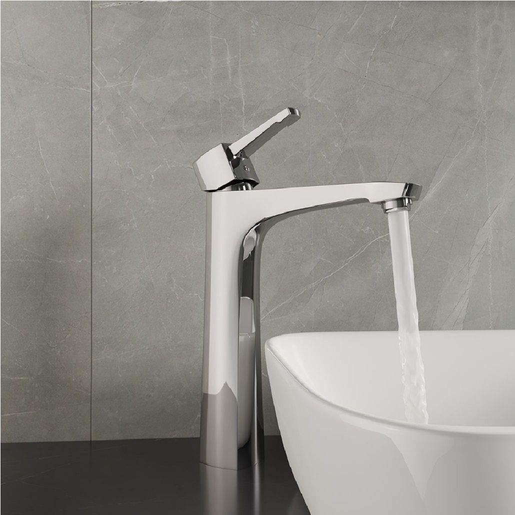 Смеситель для умывальника Evitta LМ0509C монолитный хром