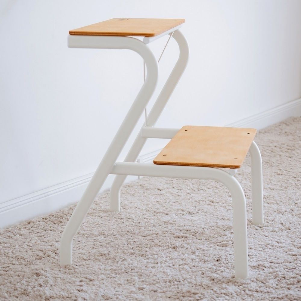 Табурет-стремянка Конек белый