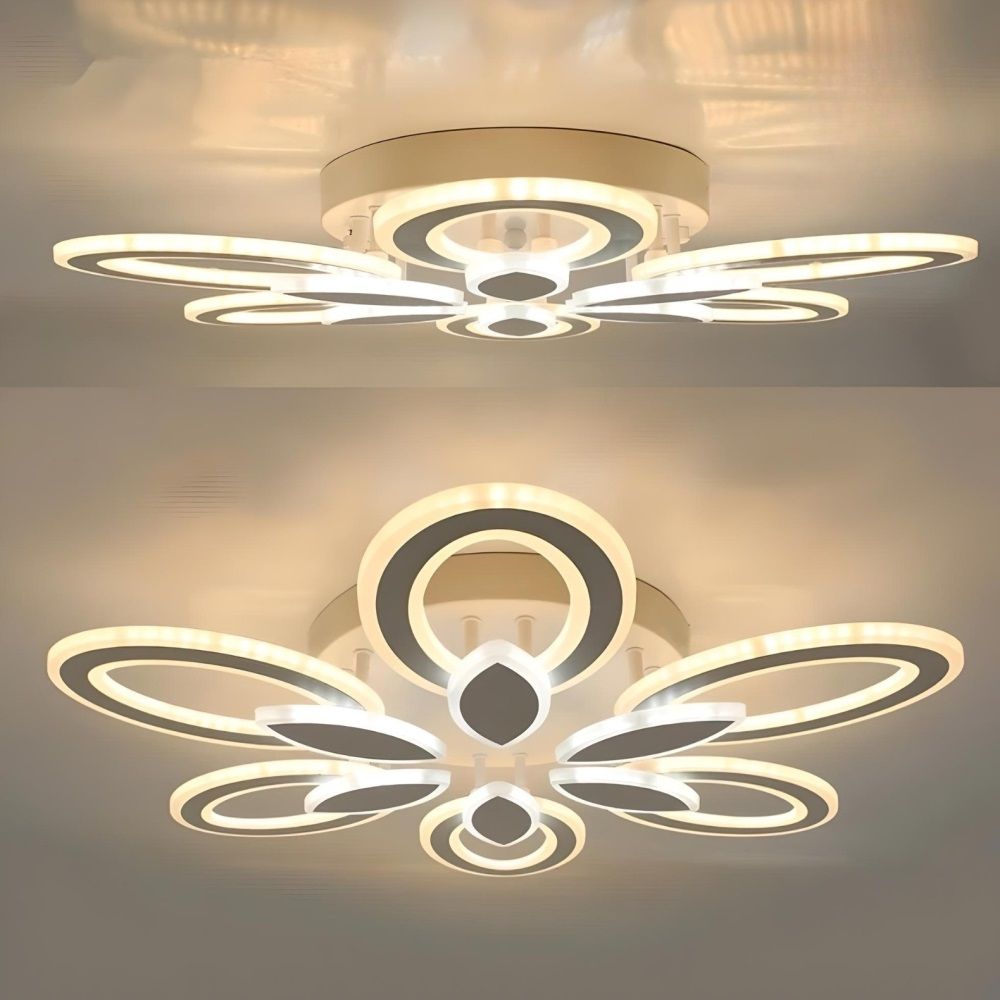 Люстра управляемая светодиодная Aurora double 120W 6F-APP-660x105-WHITE/WHITE-220-IP20