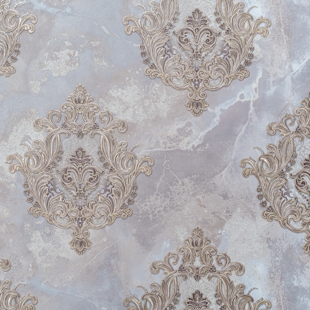 Обои Артекс Бельканто 11366-05 фиолетовые вензель 1,06х10 м