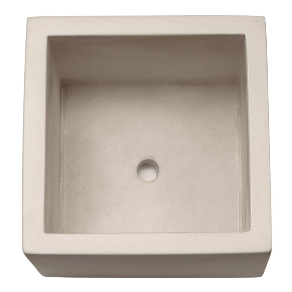 Горшок цветочный Лофт слоновая кость/антрацит 0,5 л vs6503