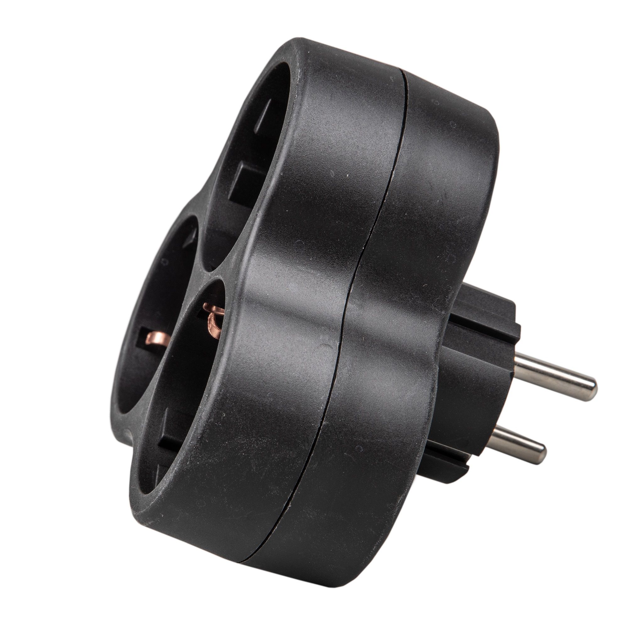 Разветвитель сетевой 3 гнезда Uniel S-GES3-16F BLACK с/з 16А 3500Вт черный