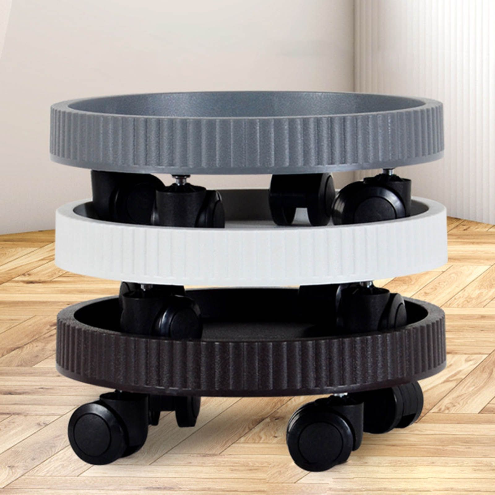 Подставка на 1 цветок серая d28 см 2024-3662