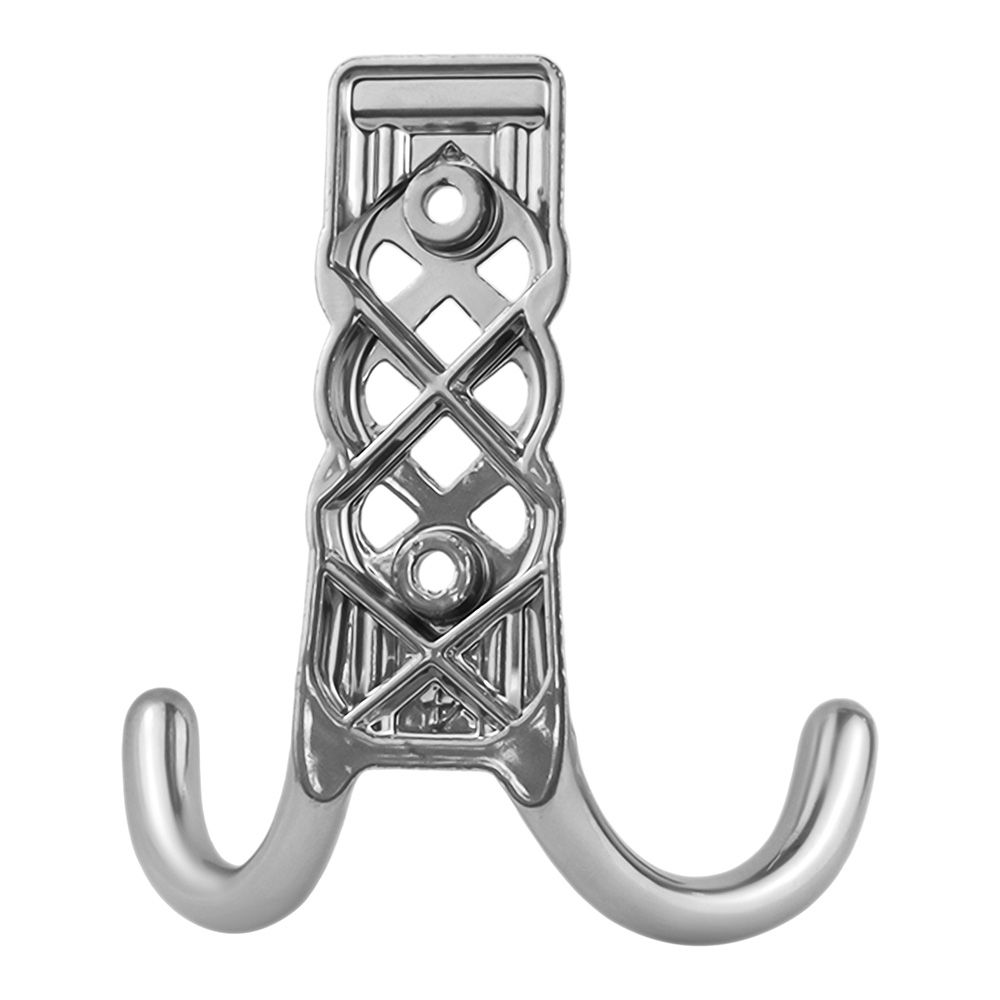 Крючок мебельный двойной №30 хром