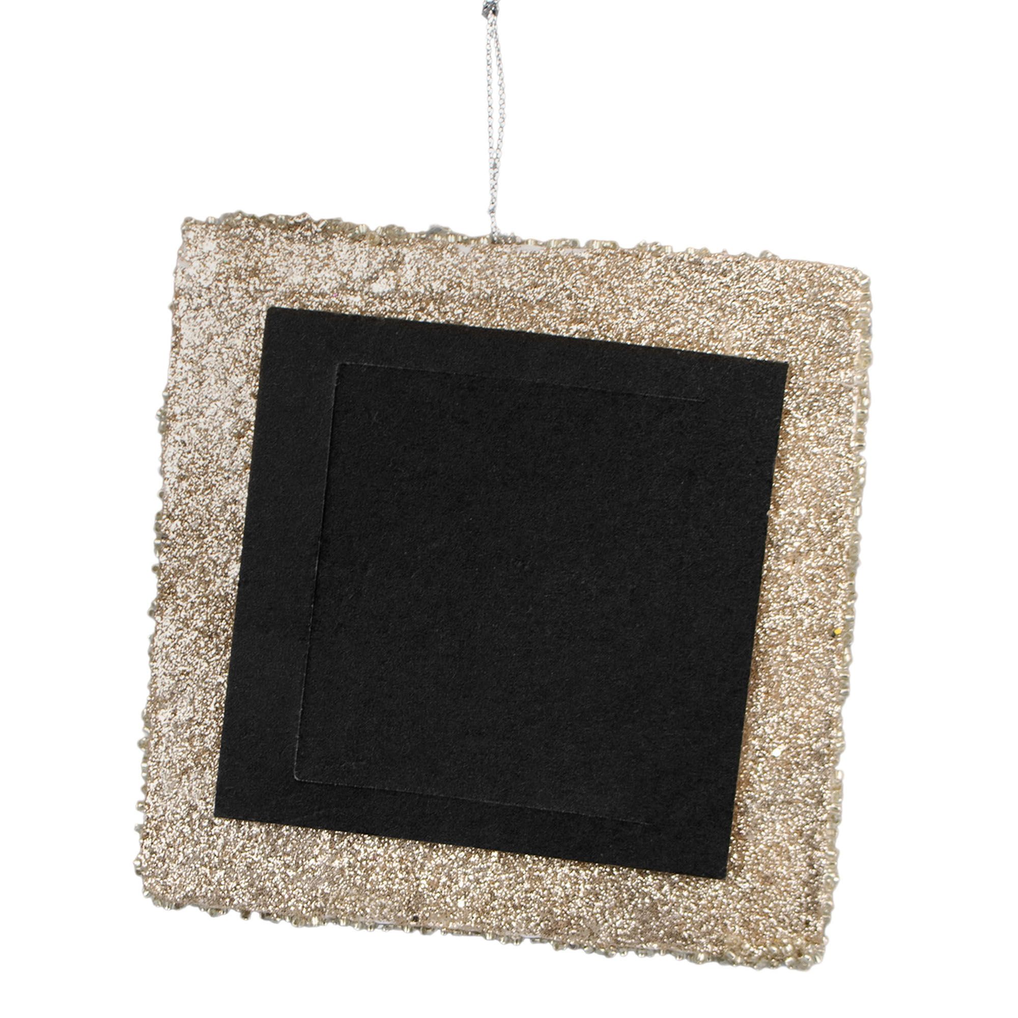 Украшение новогоднее Фоторамка 12х12 см шампань 10121-2375