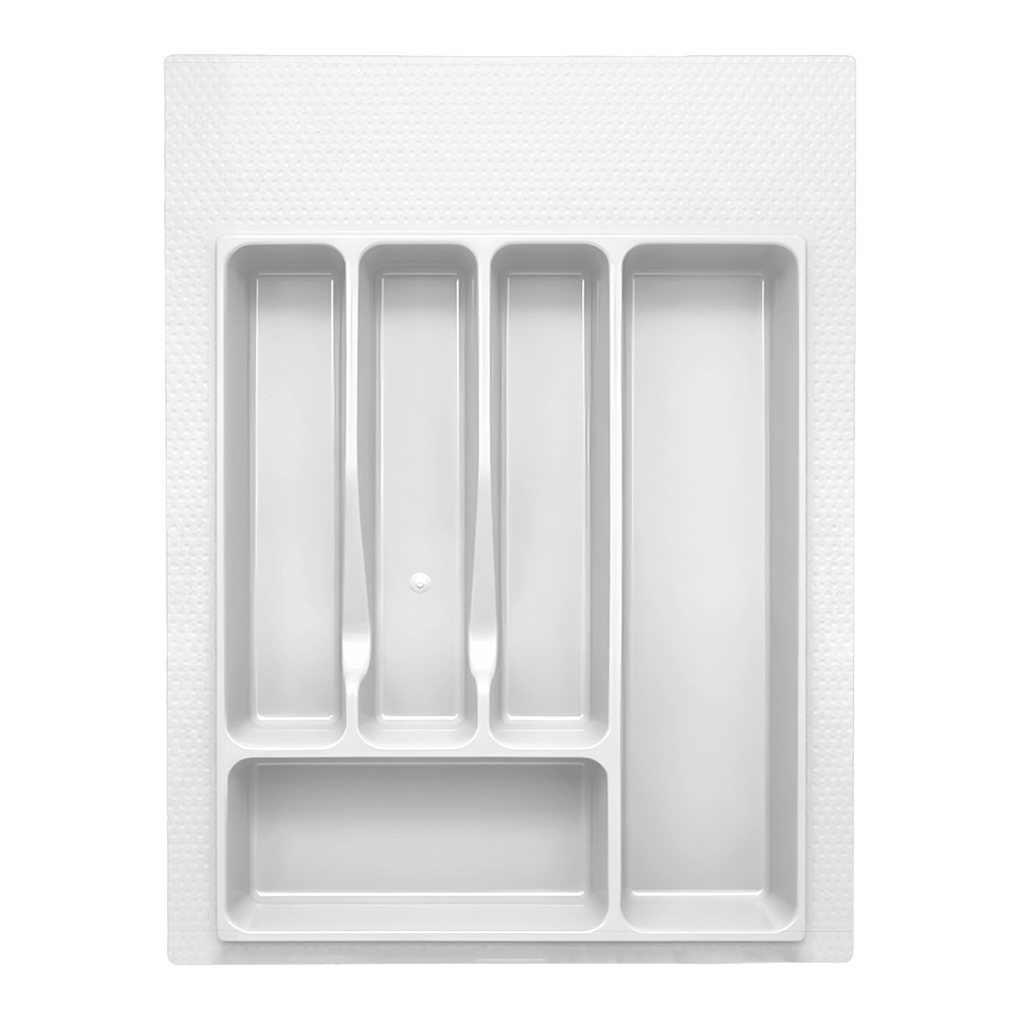 Лоток для столовых приборов 400-450 мм белый пластик