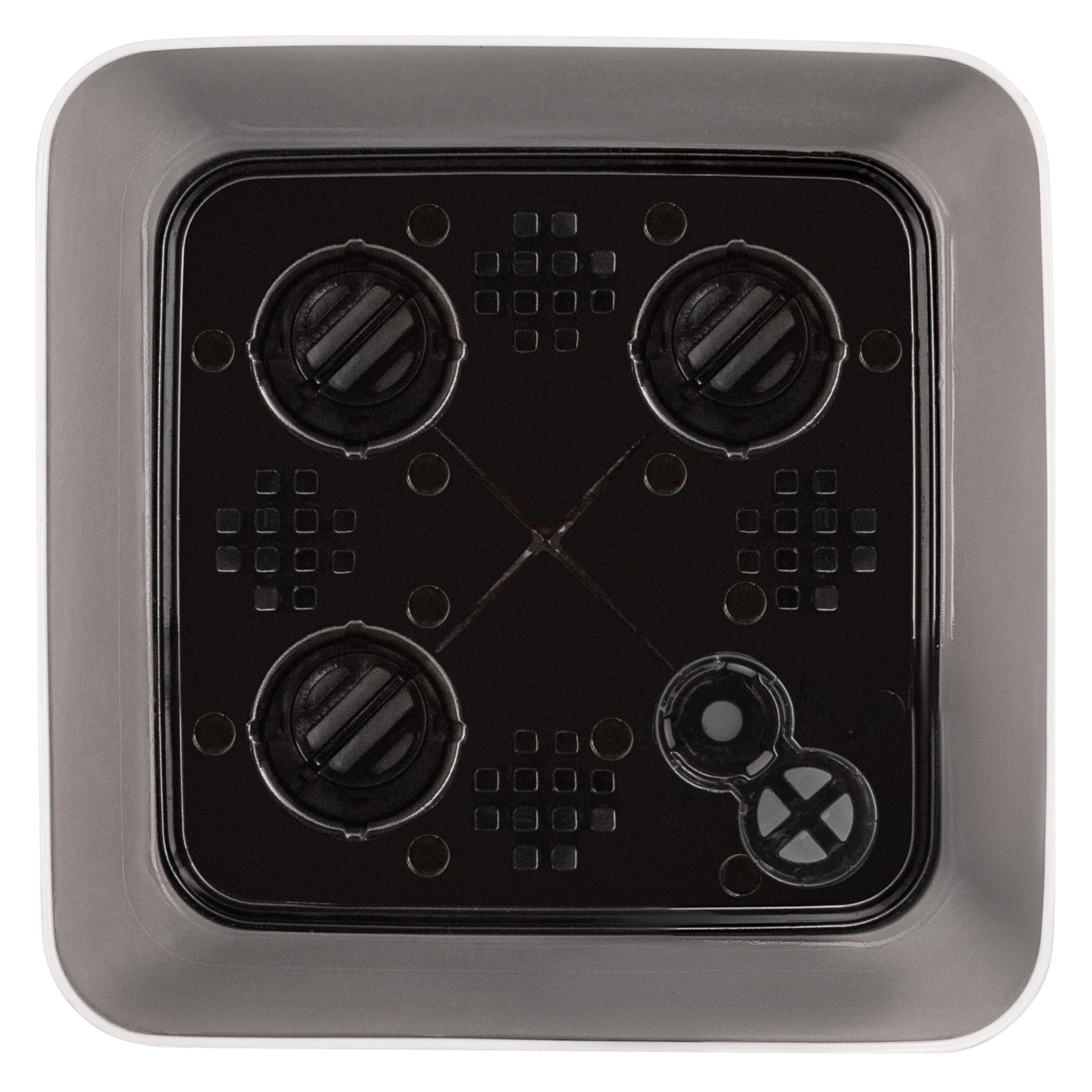 Горшок цветочный InGreen Vienna Французский платан 1,5 л с дренажной вставкой квадратный