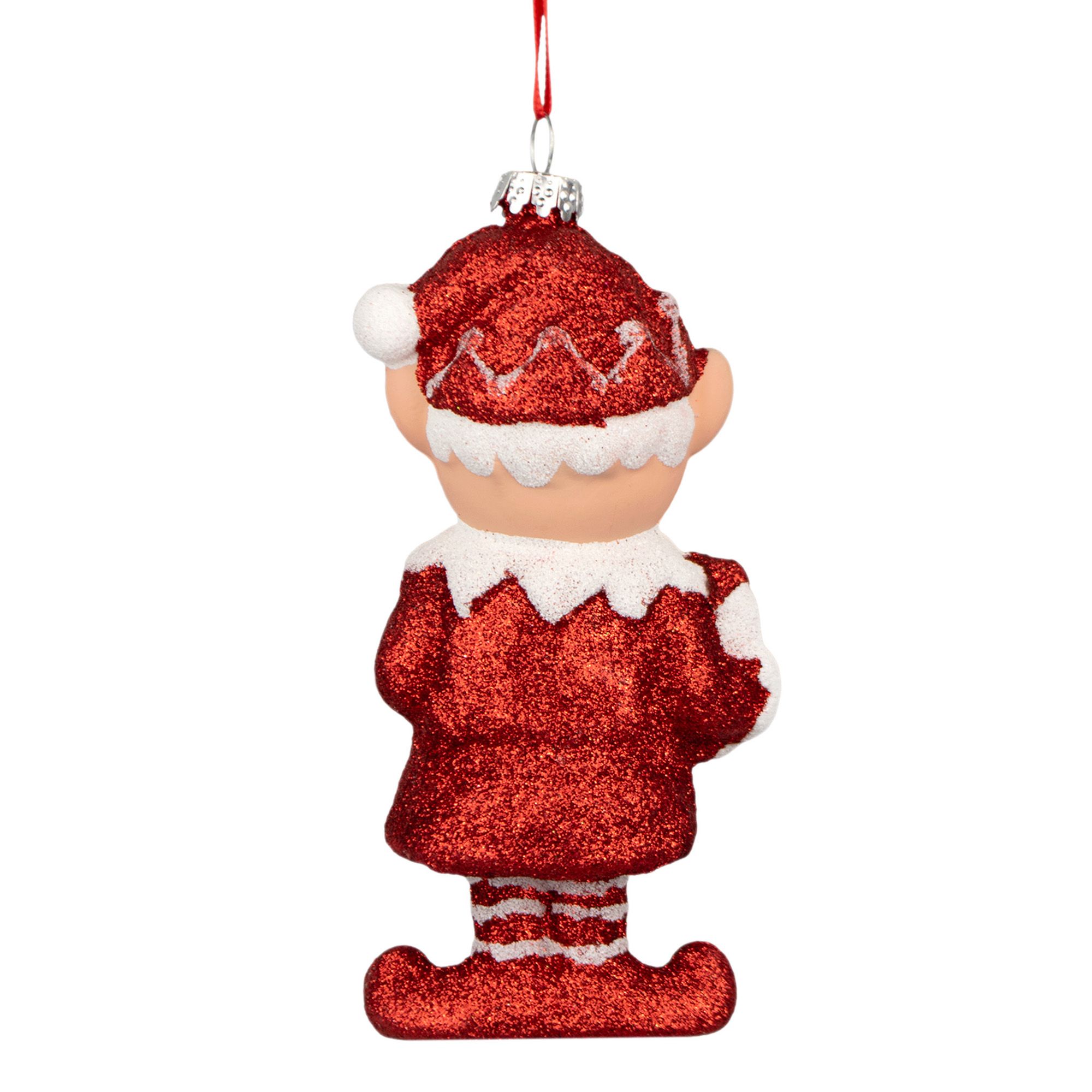 Украшение новогоднее Эльф с подарком 12,6х6,3х4,2 см 10123-0982