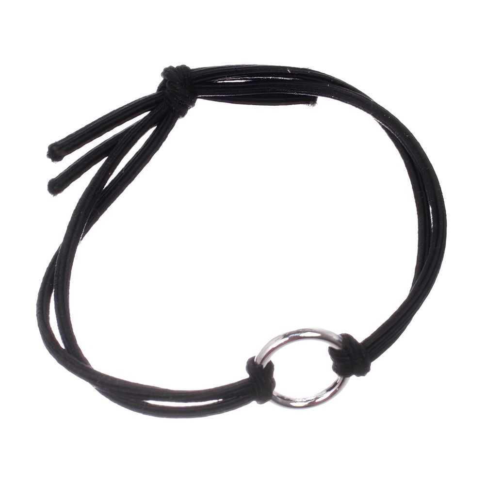 Резинка для волос Кокетка-Aks Bambina Silver круг d5 см 1 шт