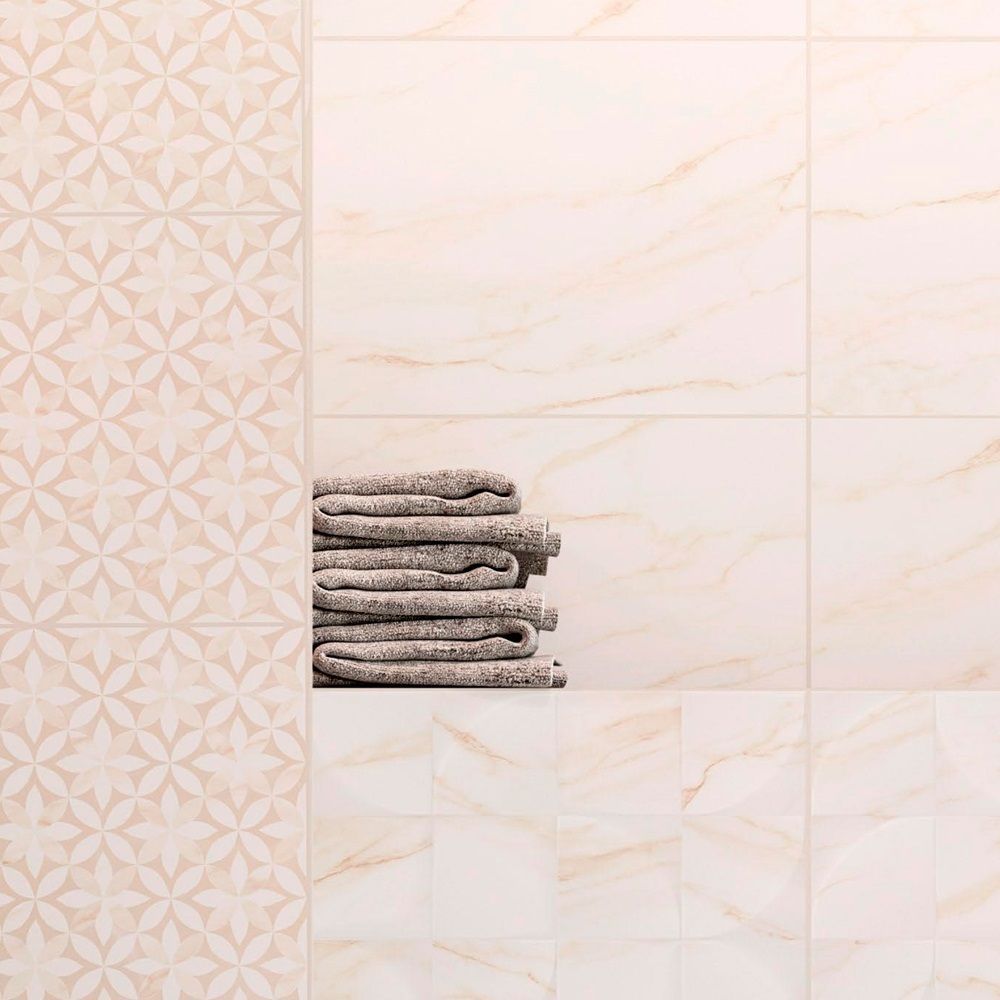 Плитка настенная Gracia Ceramica Donna white wall 01 30х50 см белая 1,2 м2