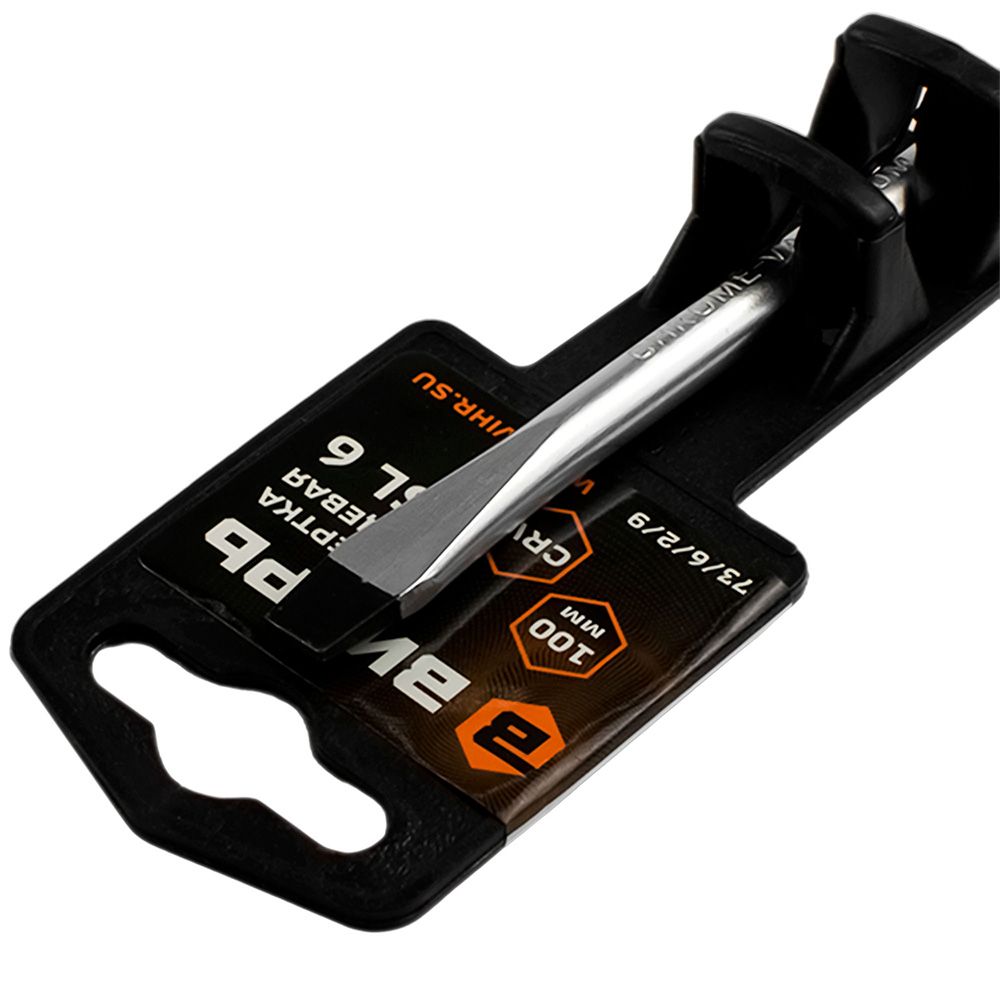 Отвертка шлицевая SL6х100 мм Вихрь 73/6/2/9