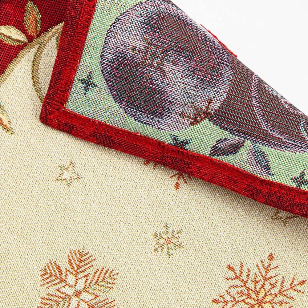 Салфетки сервировочные Золотые шары 35х45 см 2 шт 2103901