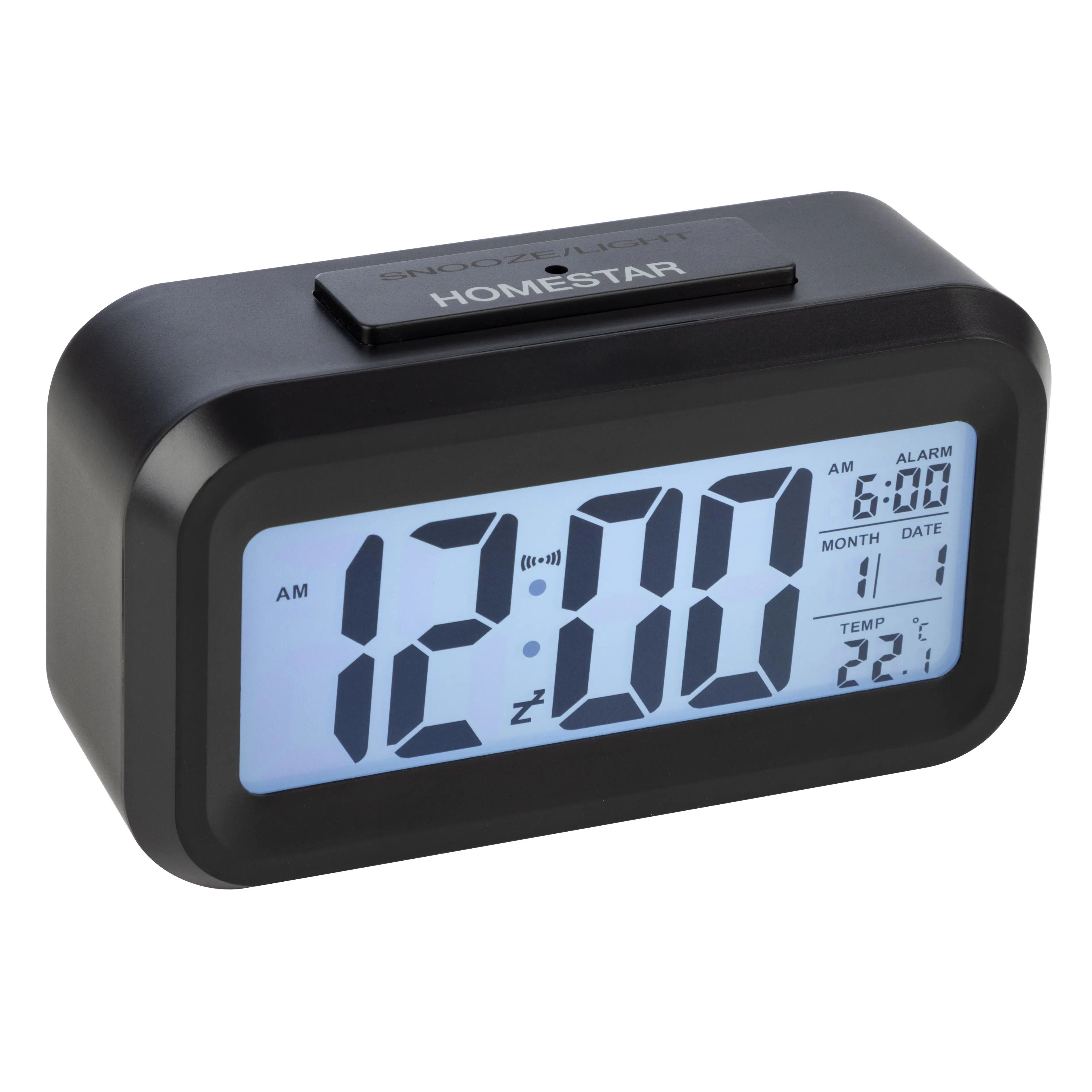 Часы электронные HomeStar HS-0110 черные 13,5х7,5 см