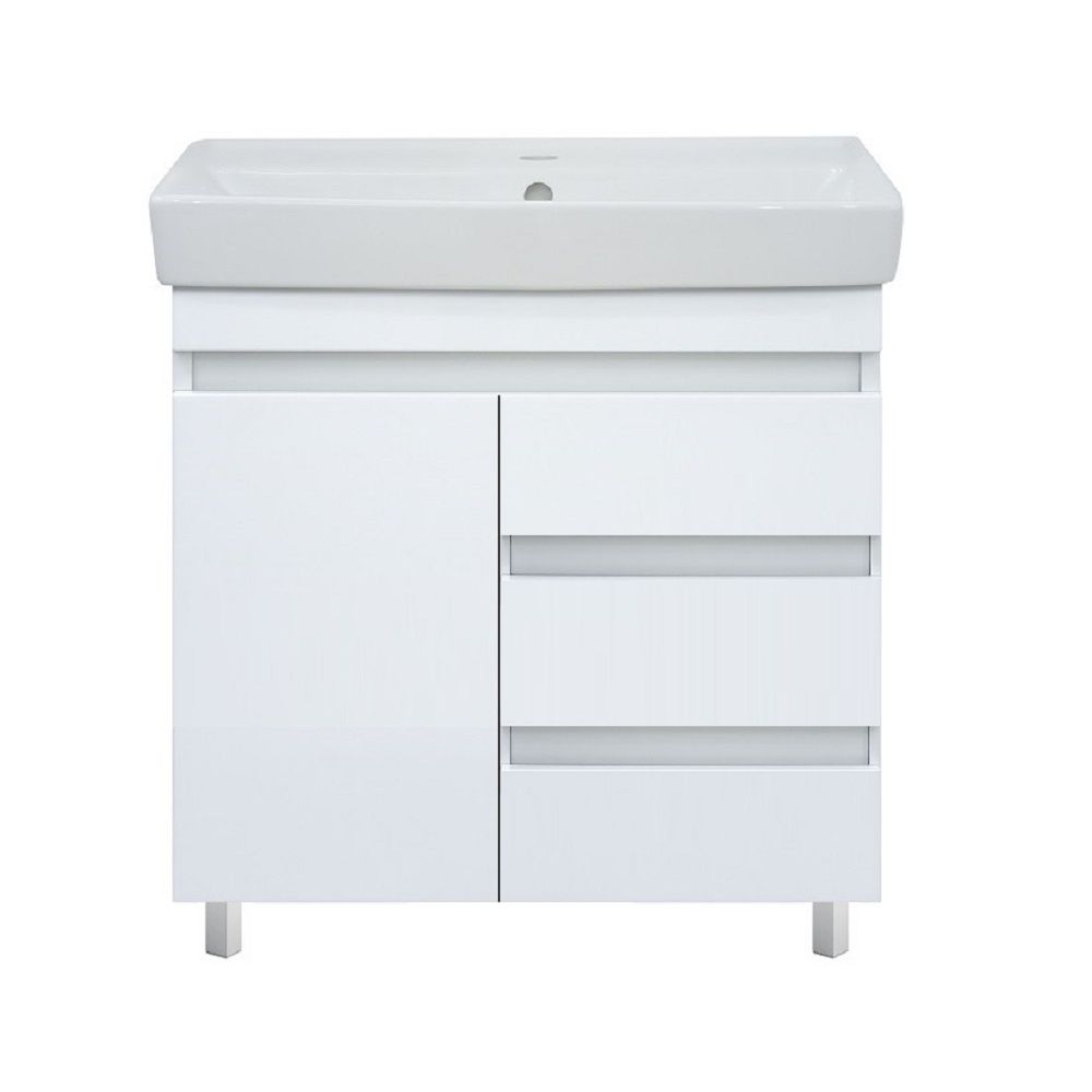 Тумба Потай 60 см 3ящика сбоку под умыв Como ЗАКАЗ