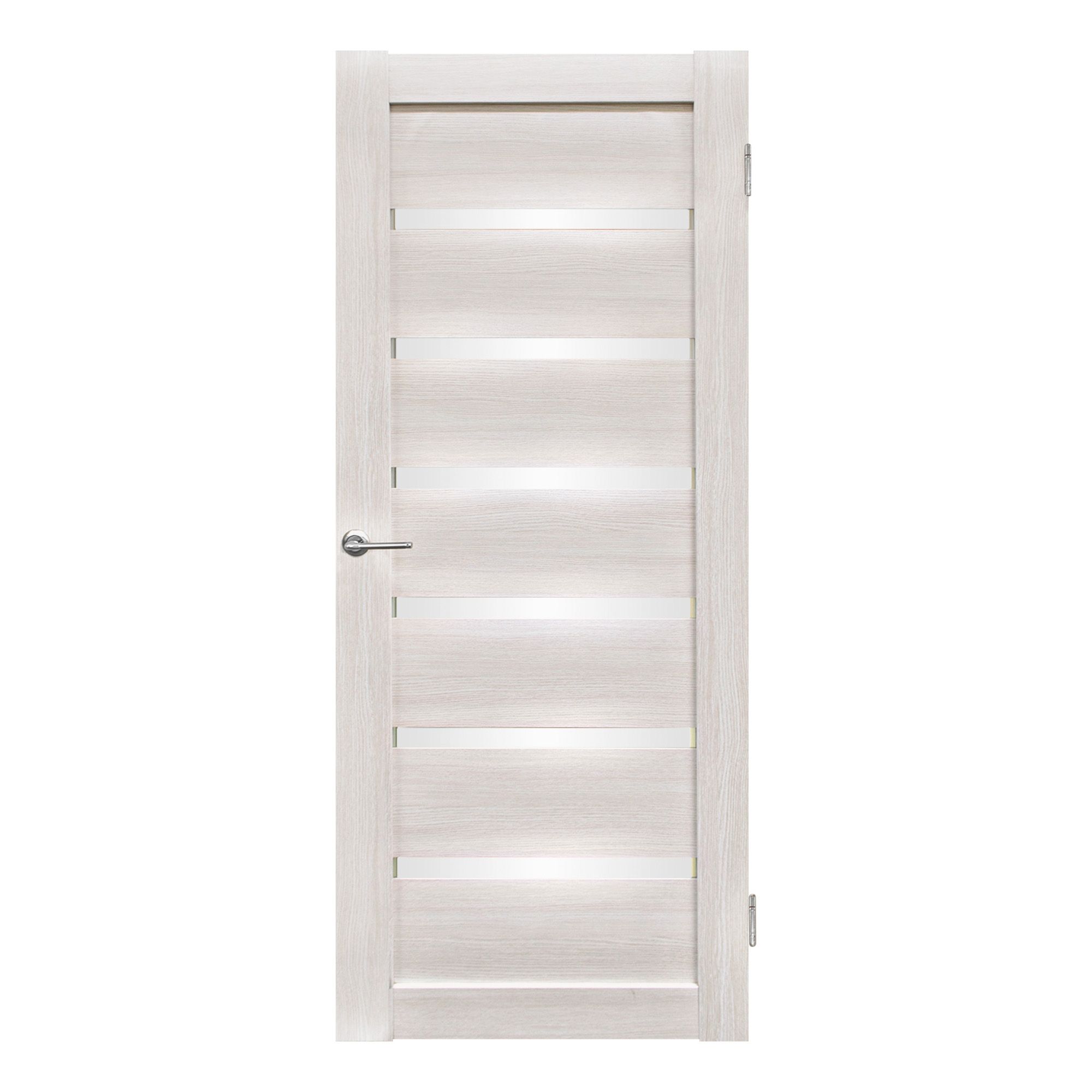 Полотно дверное ДО NIKI №5 Сахара ПВХ 600мм лиственница белая