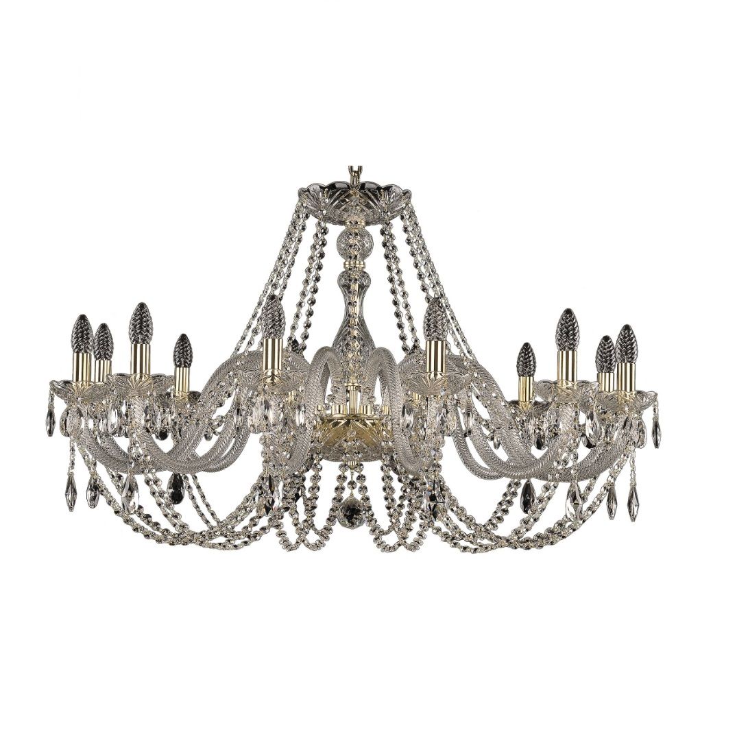 Люстра 12 ламп Е14 101/12/360 G Bohemia Ivele Crystal