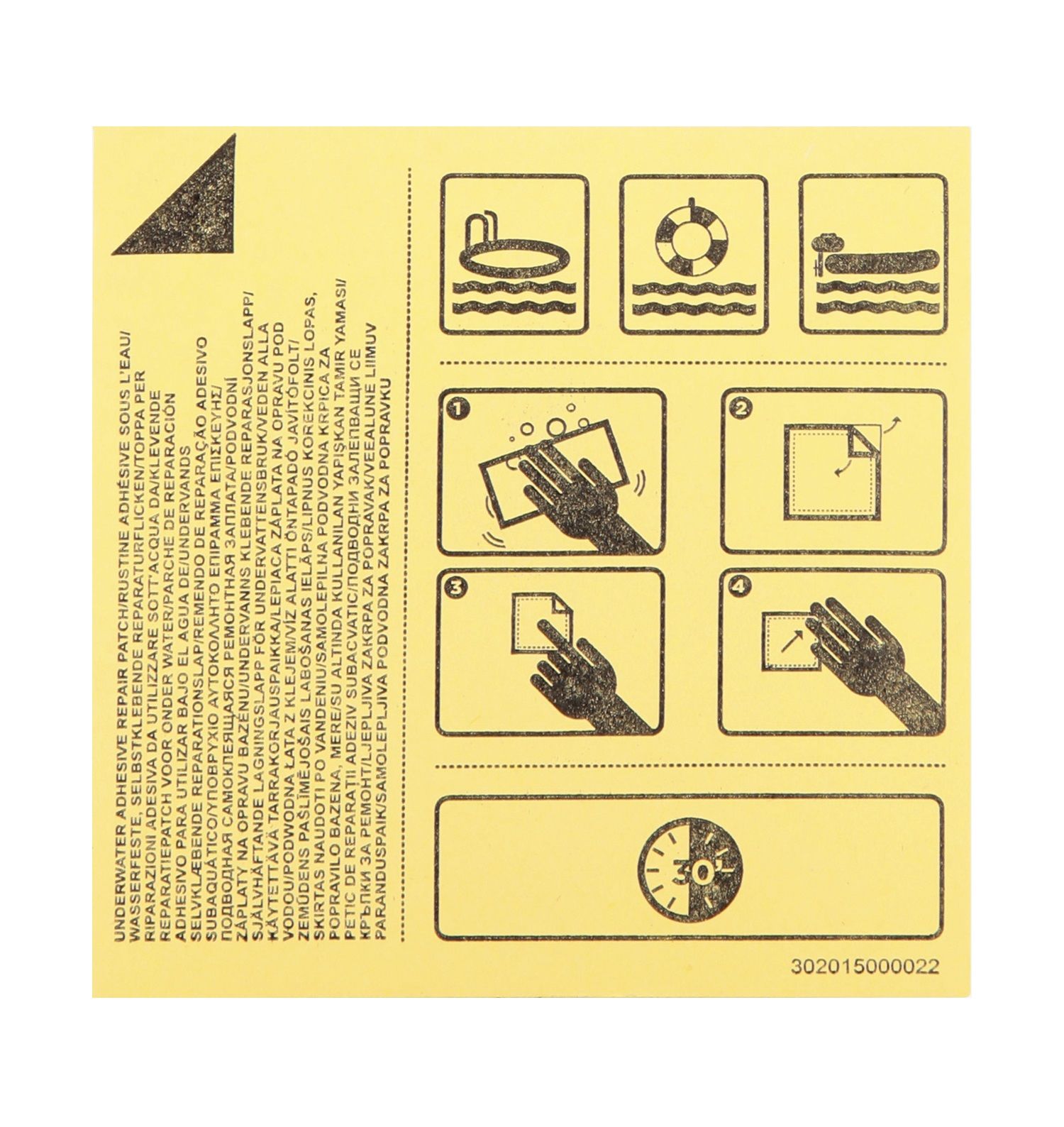 Ремонтный комплект для надувных изделий 10 шт 42,3 см2 Bestway 62091