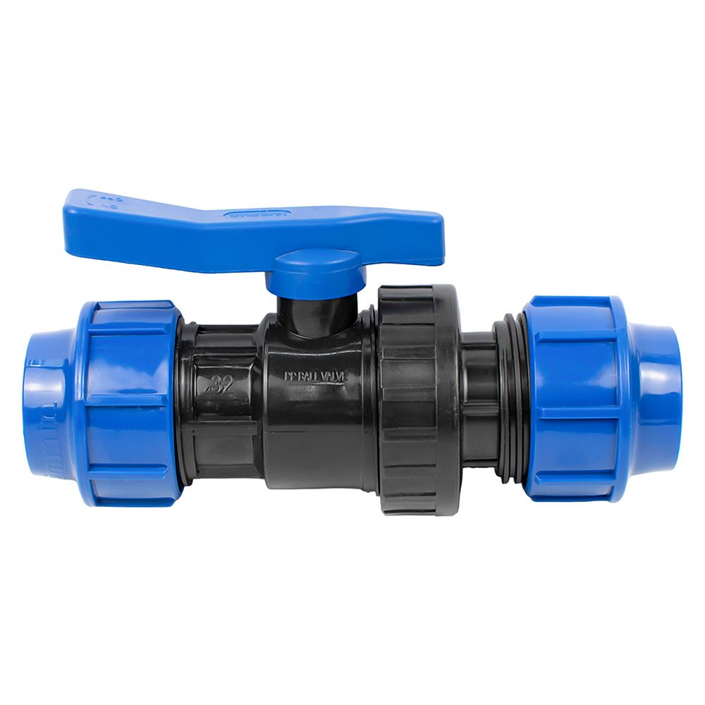 Кран шаровой ПЭ 32 мм PN16