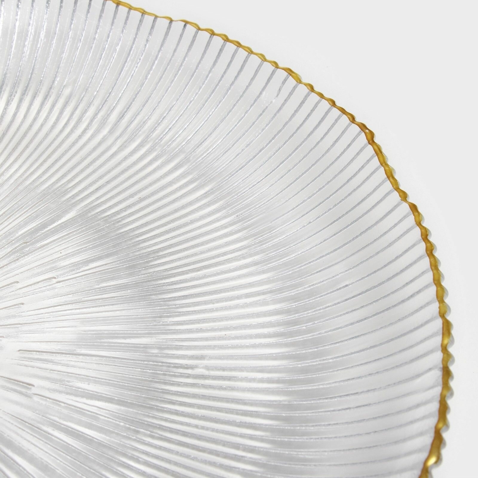 Блюдо сервировочное d26,5 см стекло 2025-1288