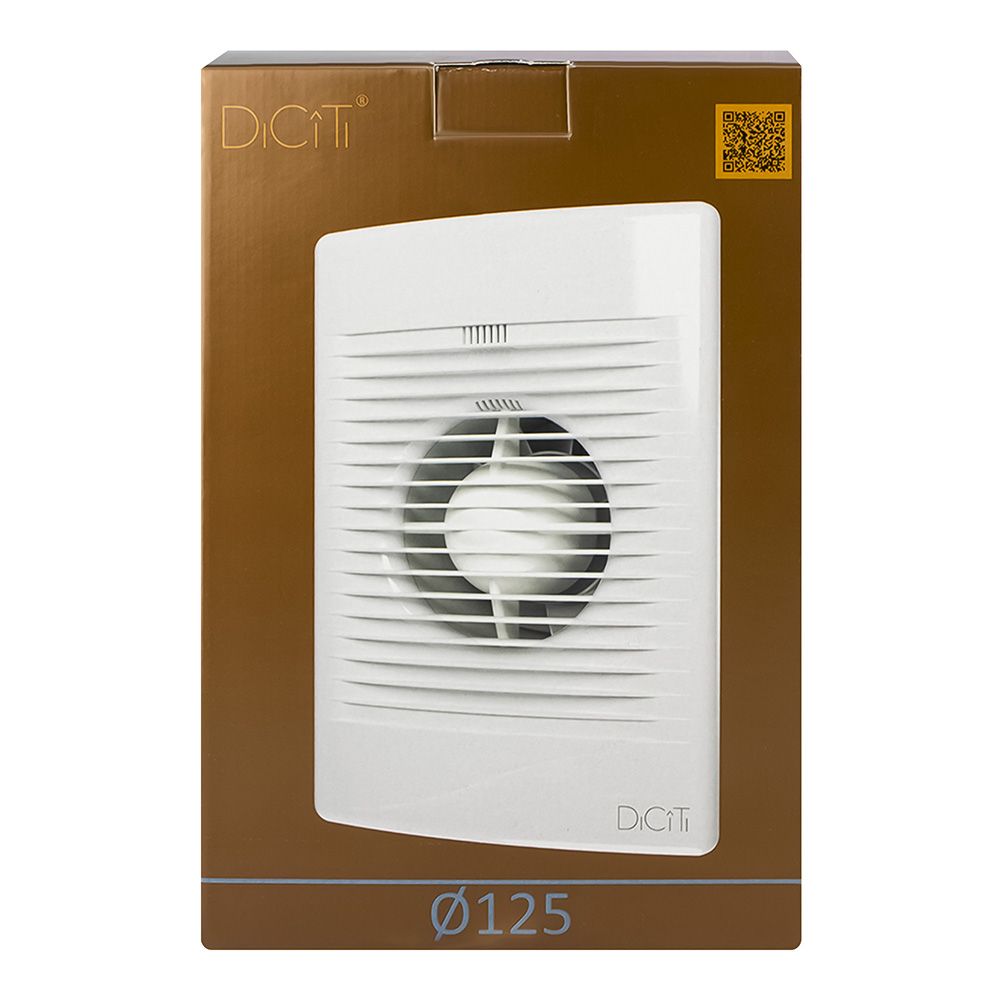 Вентилятор осевой накладной Standart 5 с индикацией работы D125