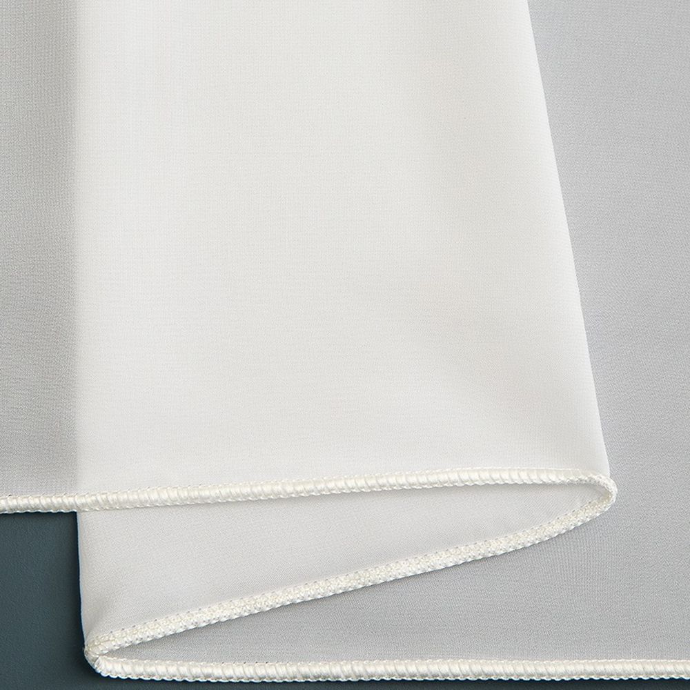Ткань для штор Тюль шелк HY A104-01/280 Silk ut NC белый